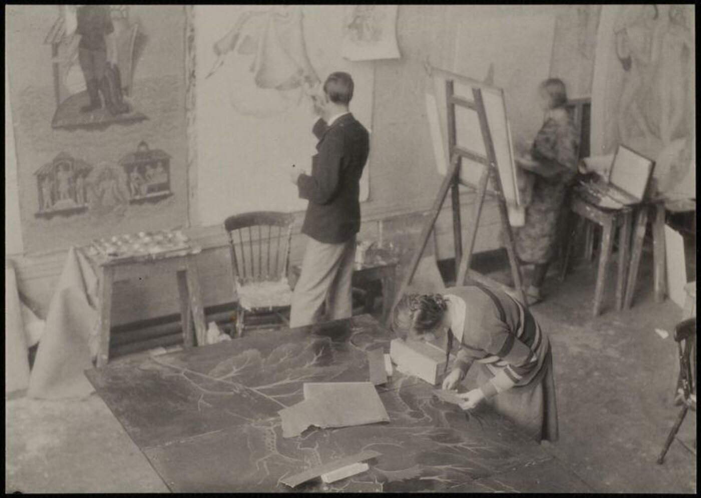 Hoppé, Emil Otto, Murals Room, Royal College of Art