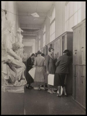 Taking work out of lockers, Royal College of Art