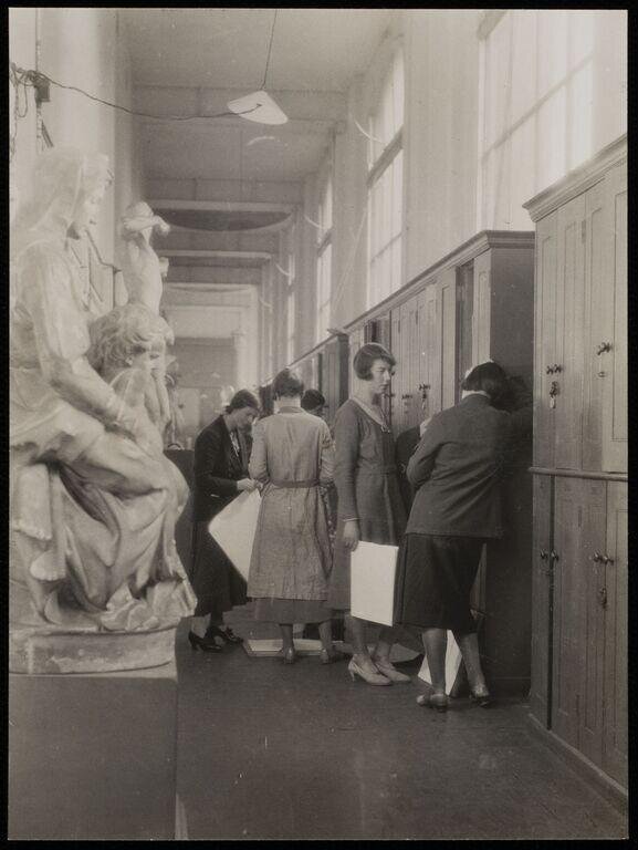 Taking work out of lockers, Royal College of Art