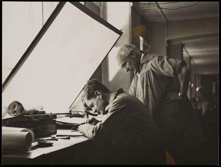 Prof. Osborne, Engraving Room, Royal College of Art
