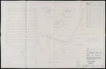 Eames lounge online chair drawing