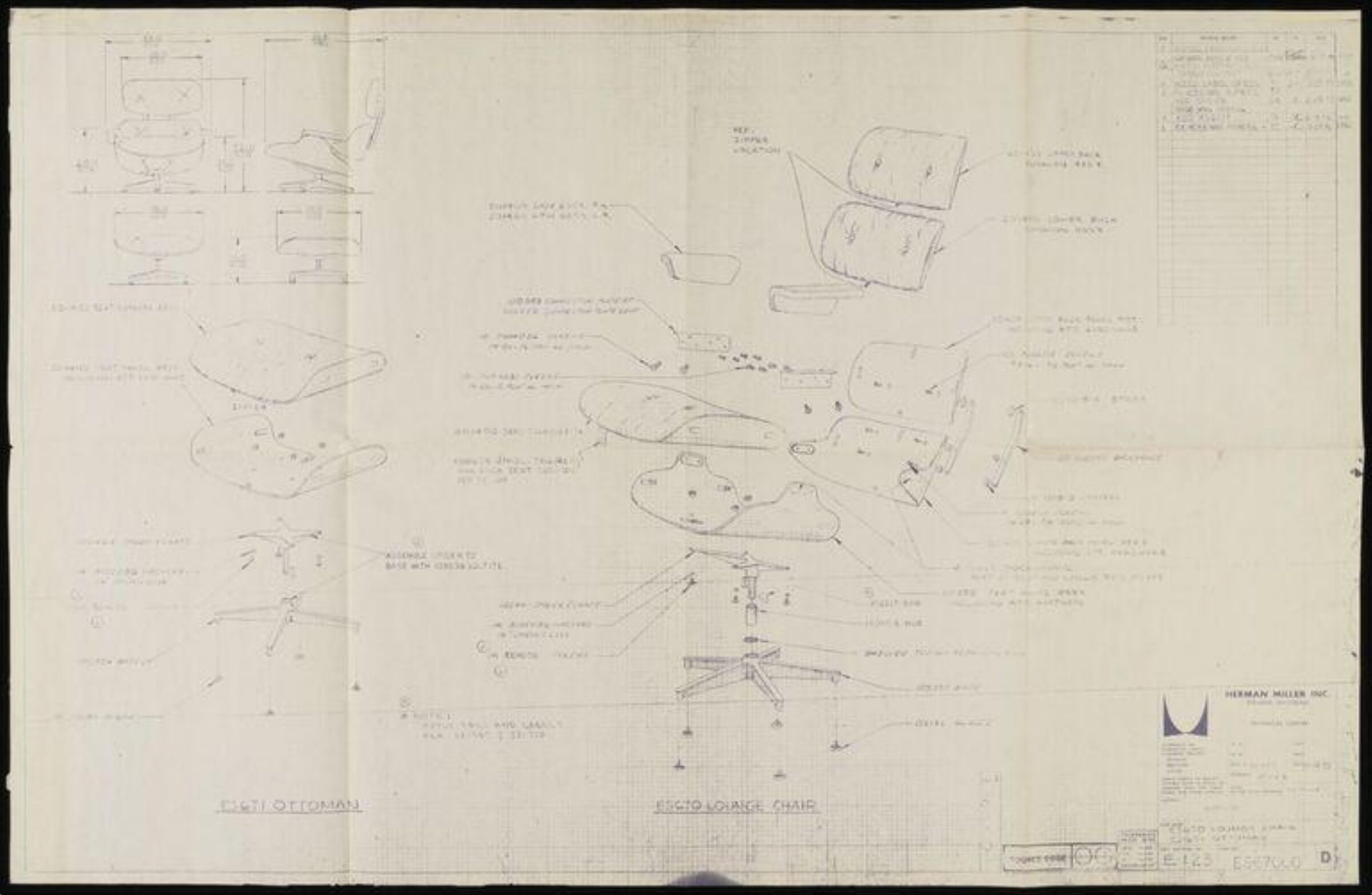 Drawing, Чарльз Имс, 1955