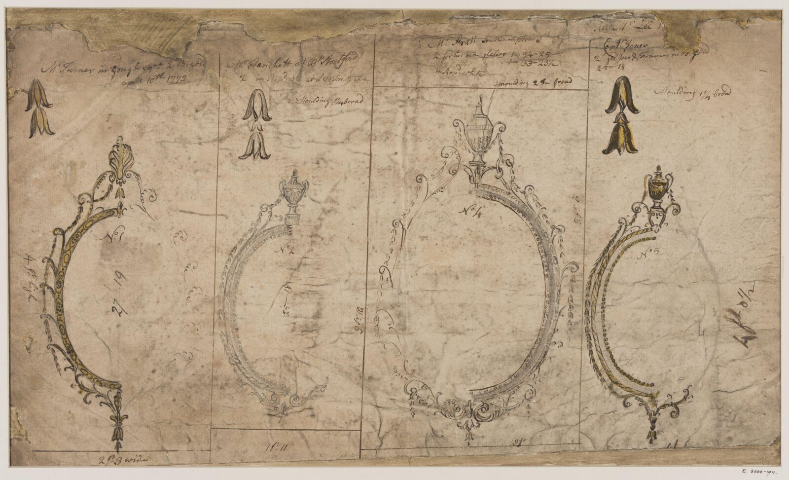 Drawing, workshop of John Linnell, mid 1770s