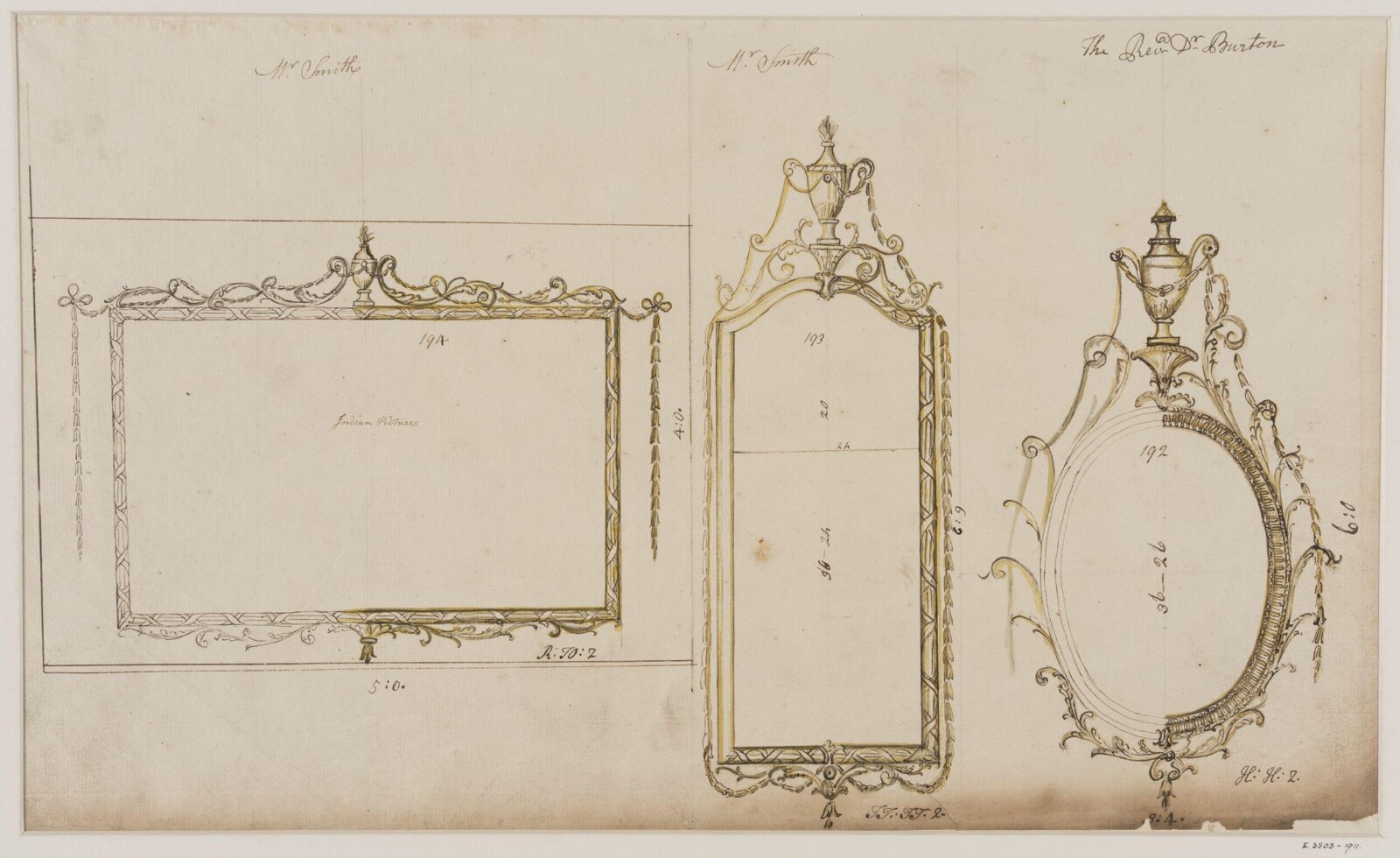 Drawing, workshop of John Linnell, mid 1770s