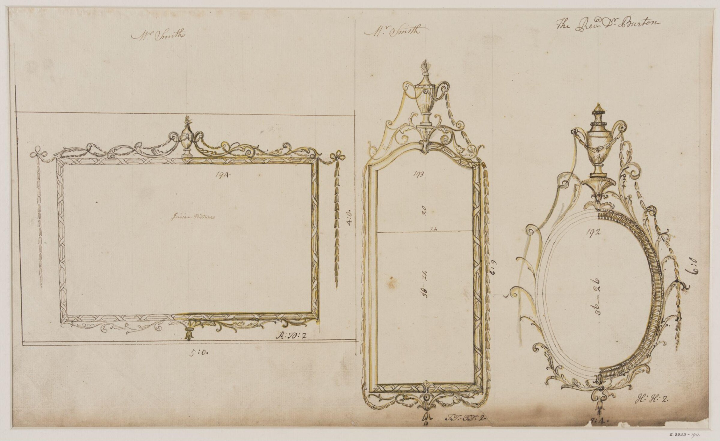 Drawing, workshop of John Linnell, mid 1770s
