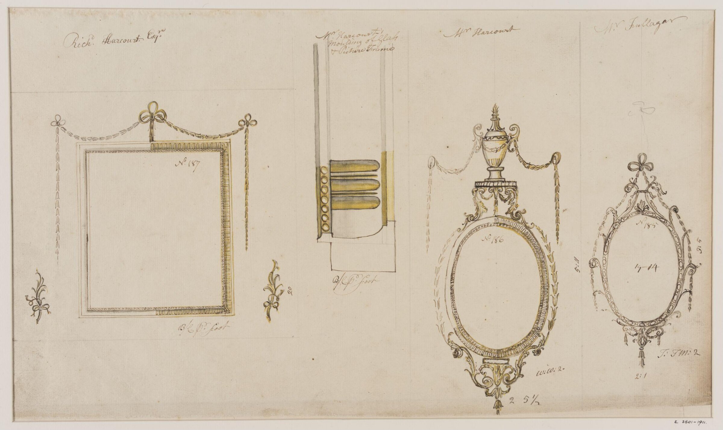 Drawing, workshop of John Linnell, mid 1770s