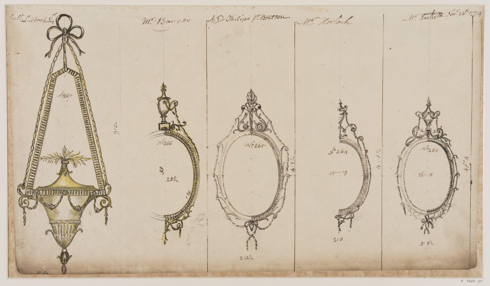 Drawing, John Linnell, ca. November 1774