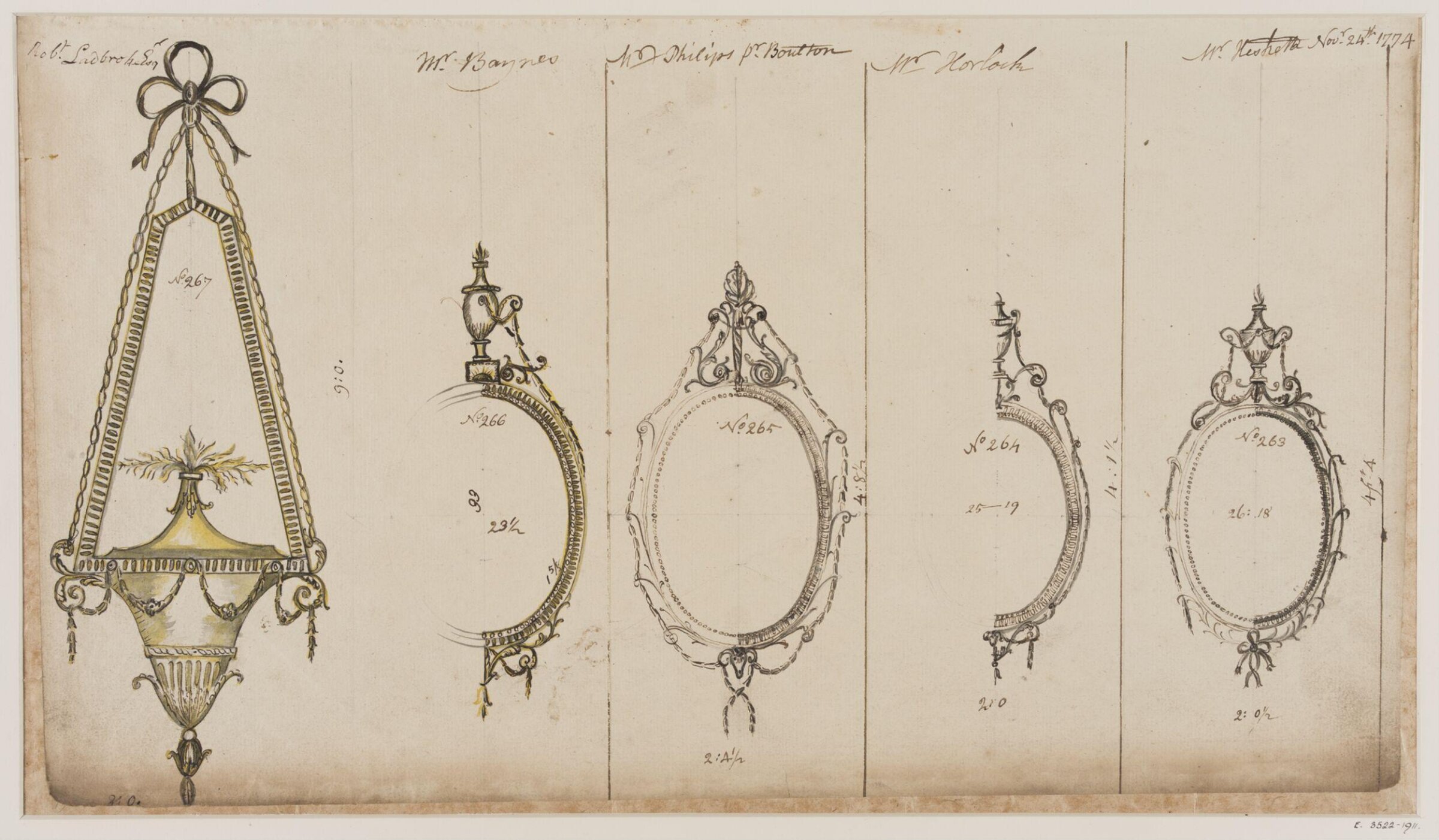 Drawing, John Linnell, ca. November 1774