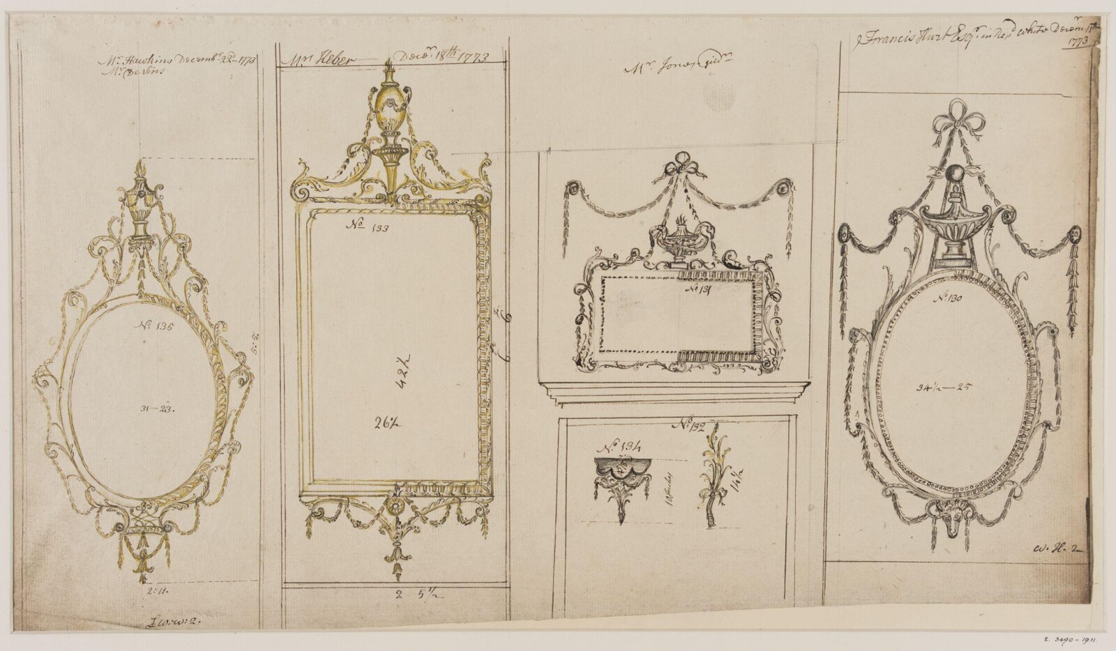 Drawing, workshop of John Linnell, mid 1770s