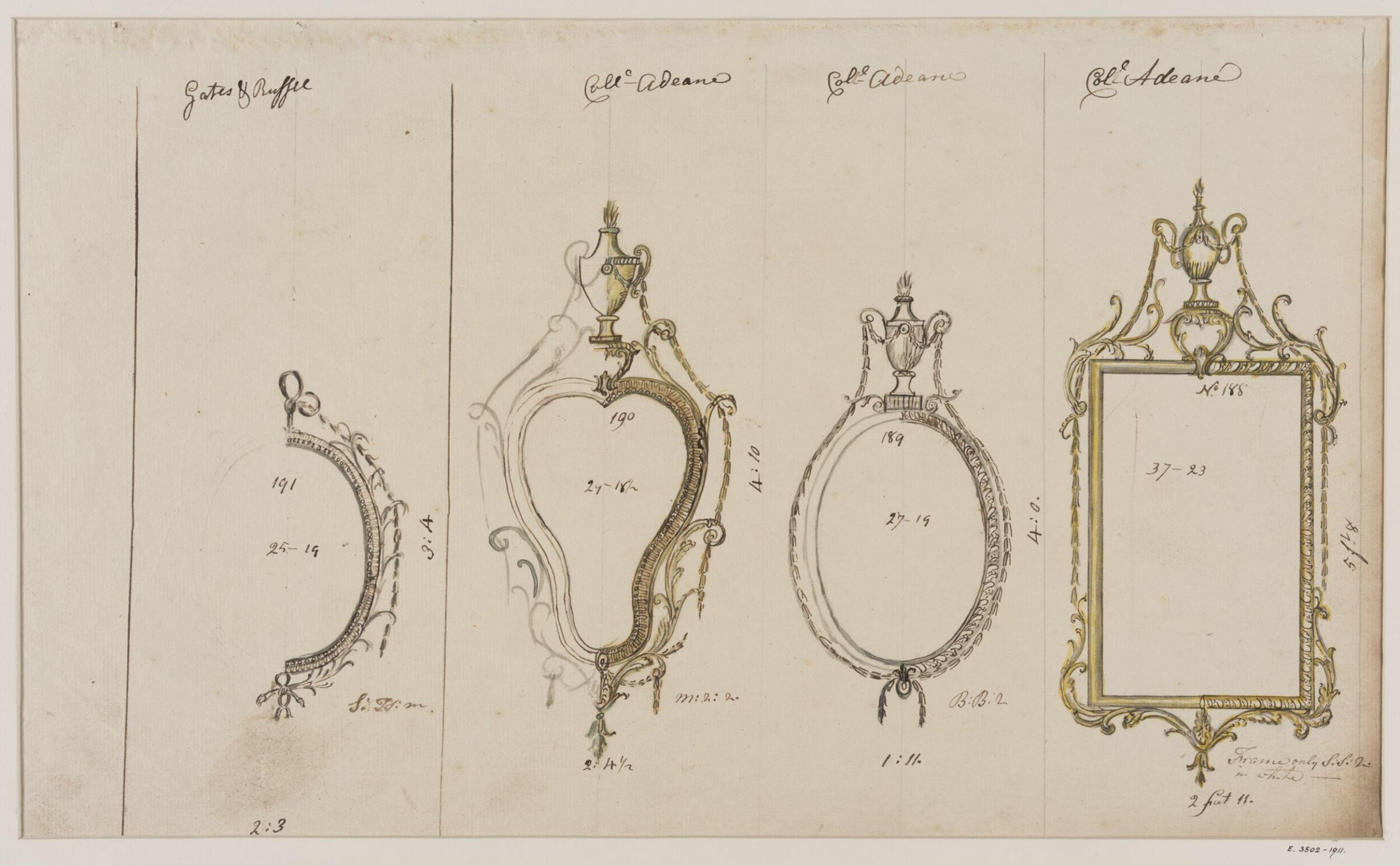 Drawing, workshop of John Linnell, mid 1770s