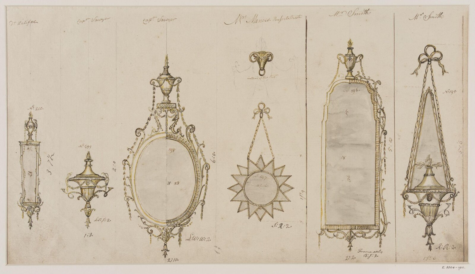 Drawing, workshop of John Linnell, mid 1770s