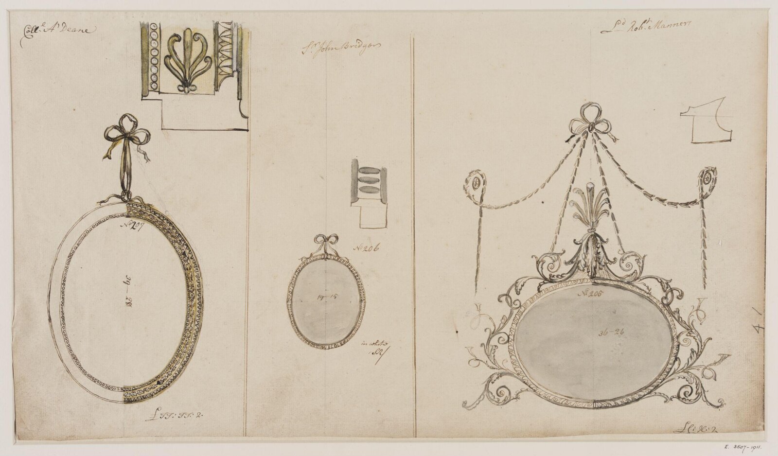 Drawing, workshop of John Linnell, mid 1770s