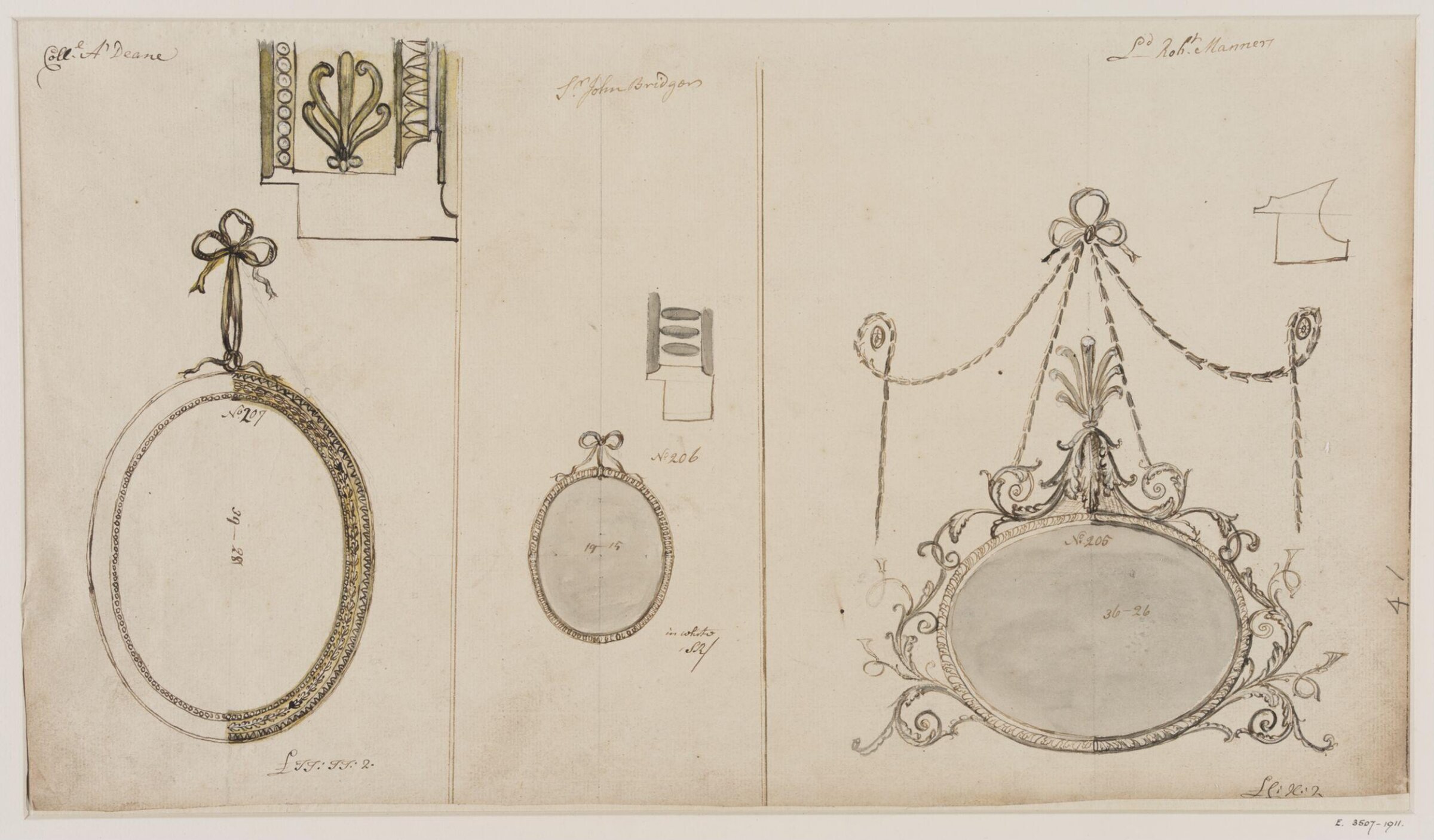 Drawing, workshop of John Linnell, mid 1770s