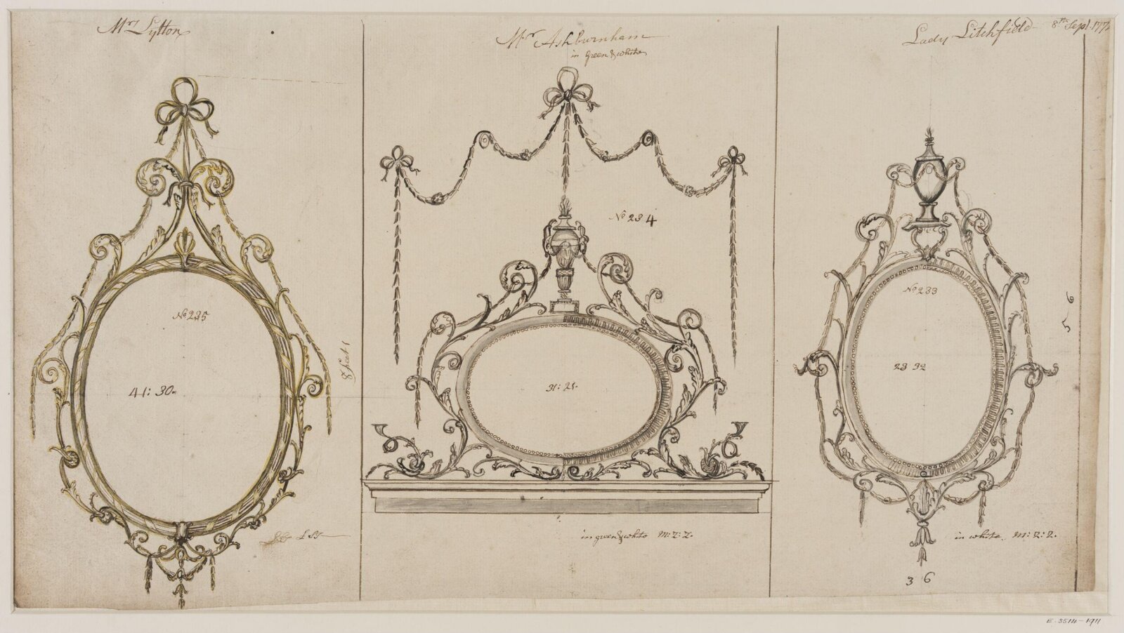 Drawing, John Linnell, ca. September 1774