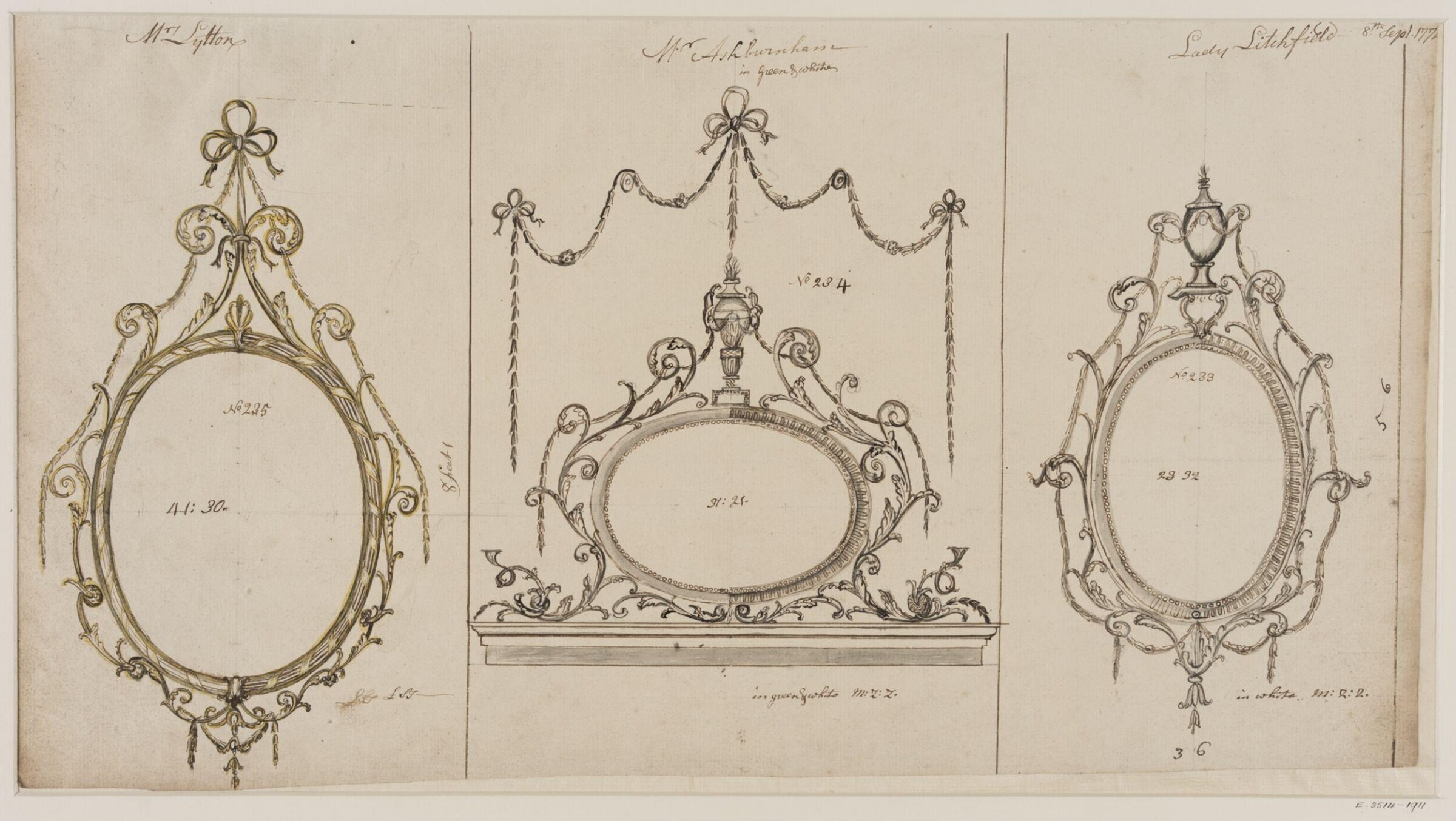 Drawing, John Linnell, ca. September 1774