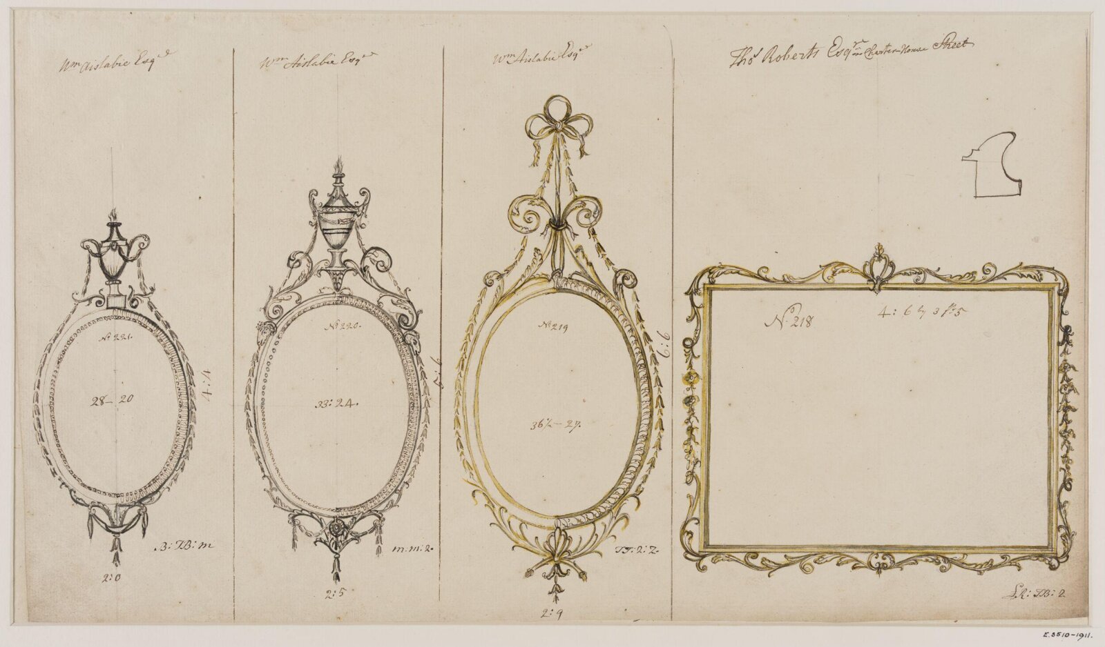 Drawing, John Linnell, ca. 1774