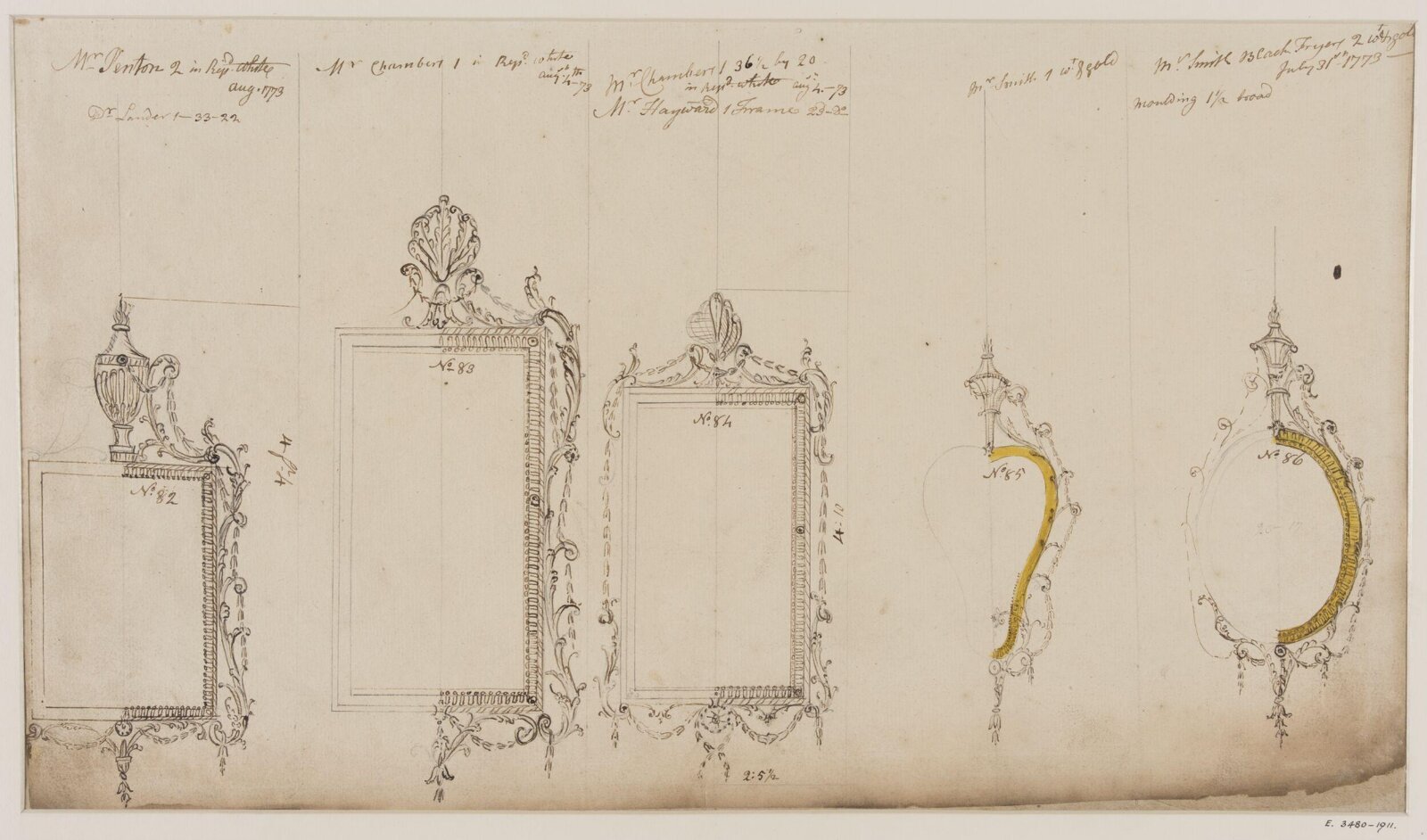 Drawing, workshop of John Linnell, mid 1770s