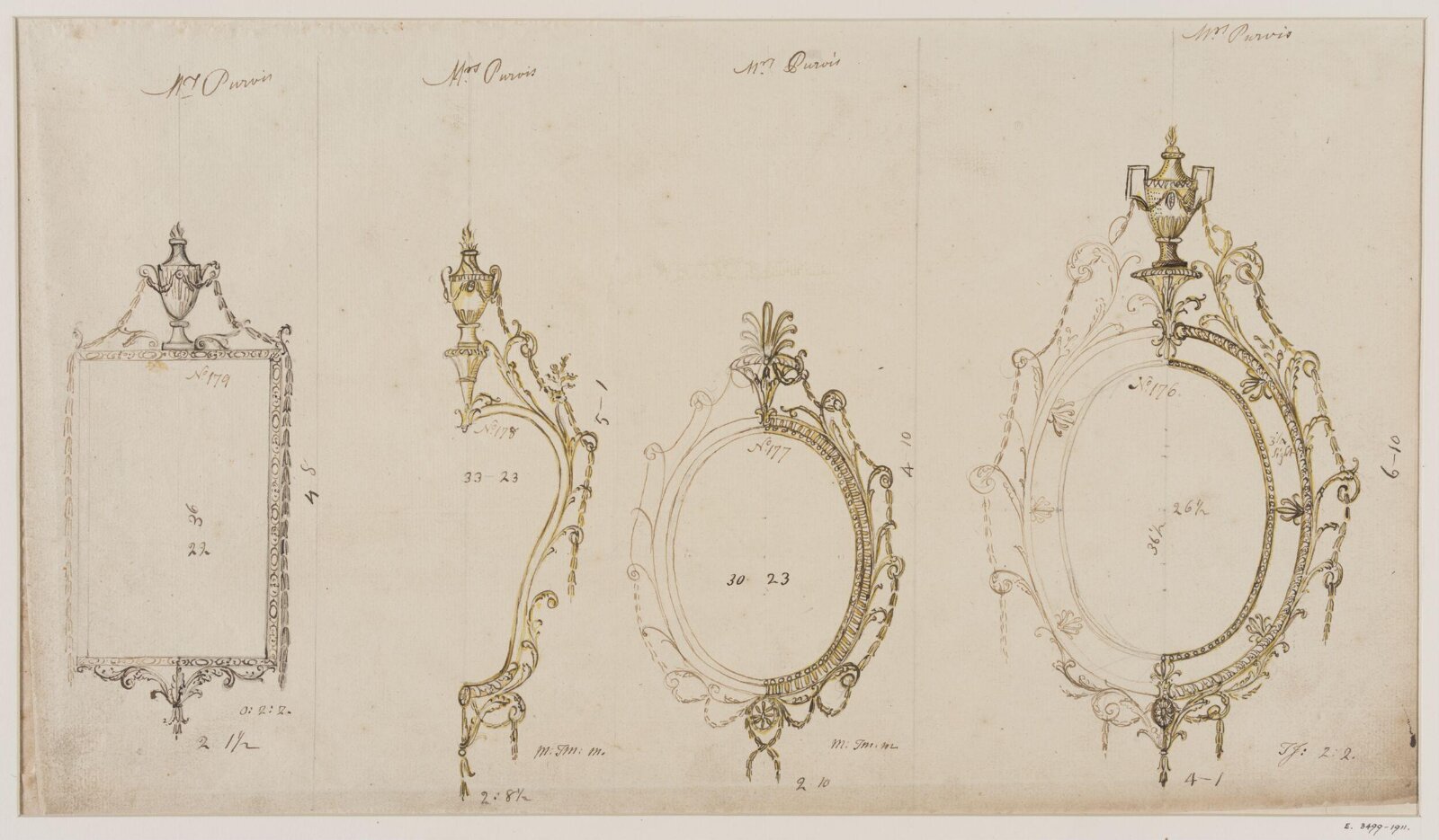 Drawing, workshop of John Linnell, mid 1770s