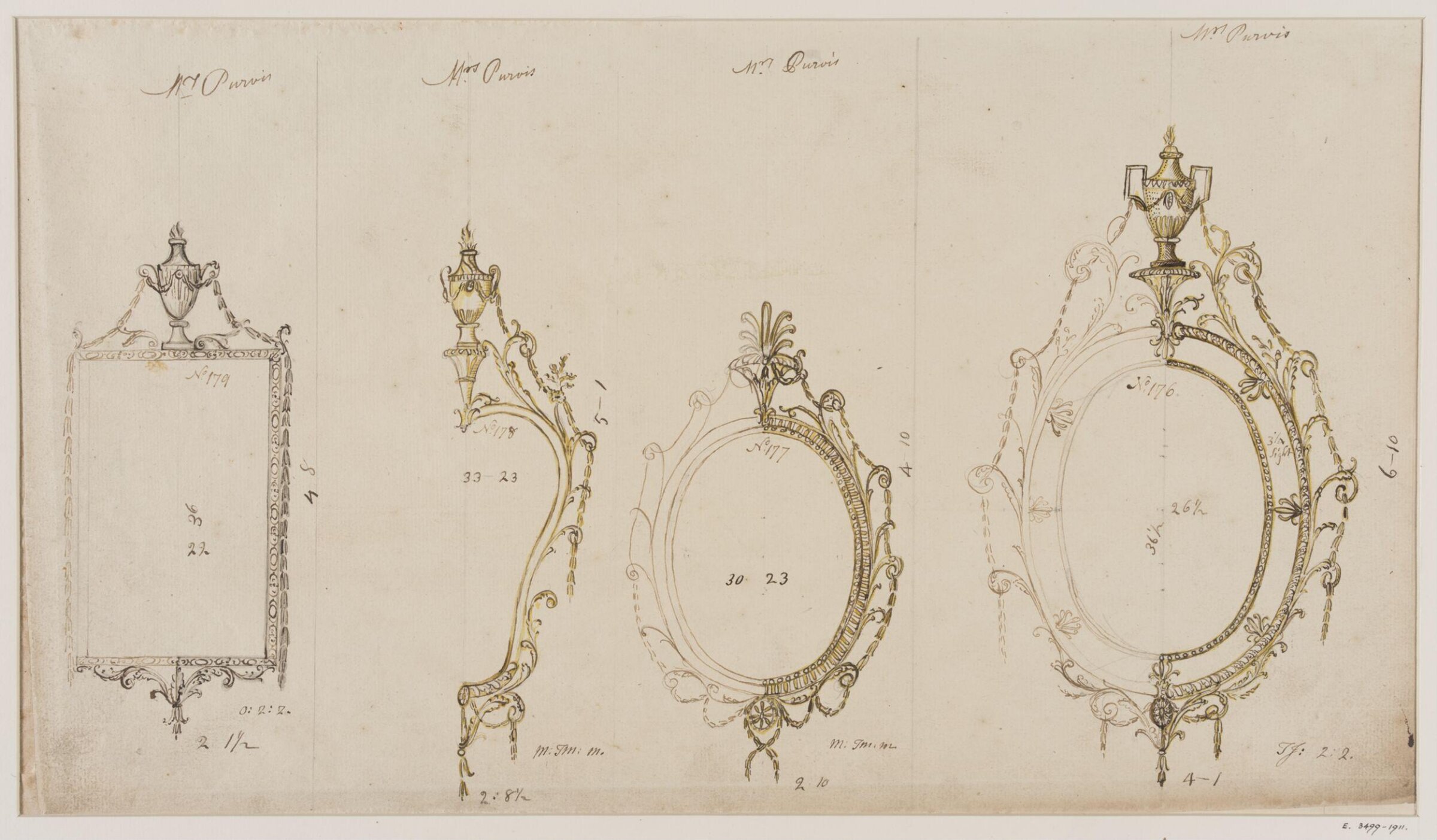 Drawing, workshop of John Linnell, mid 1770s