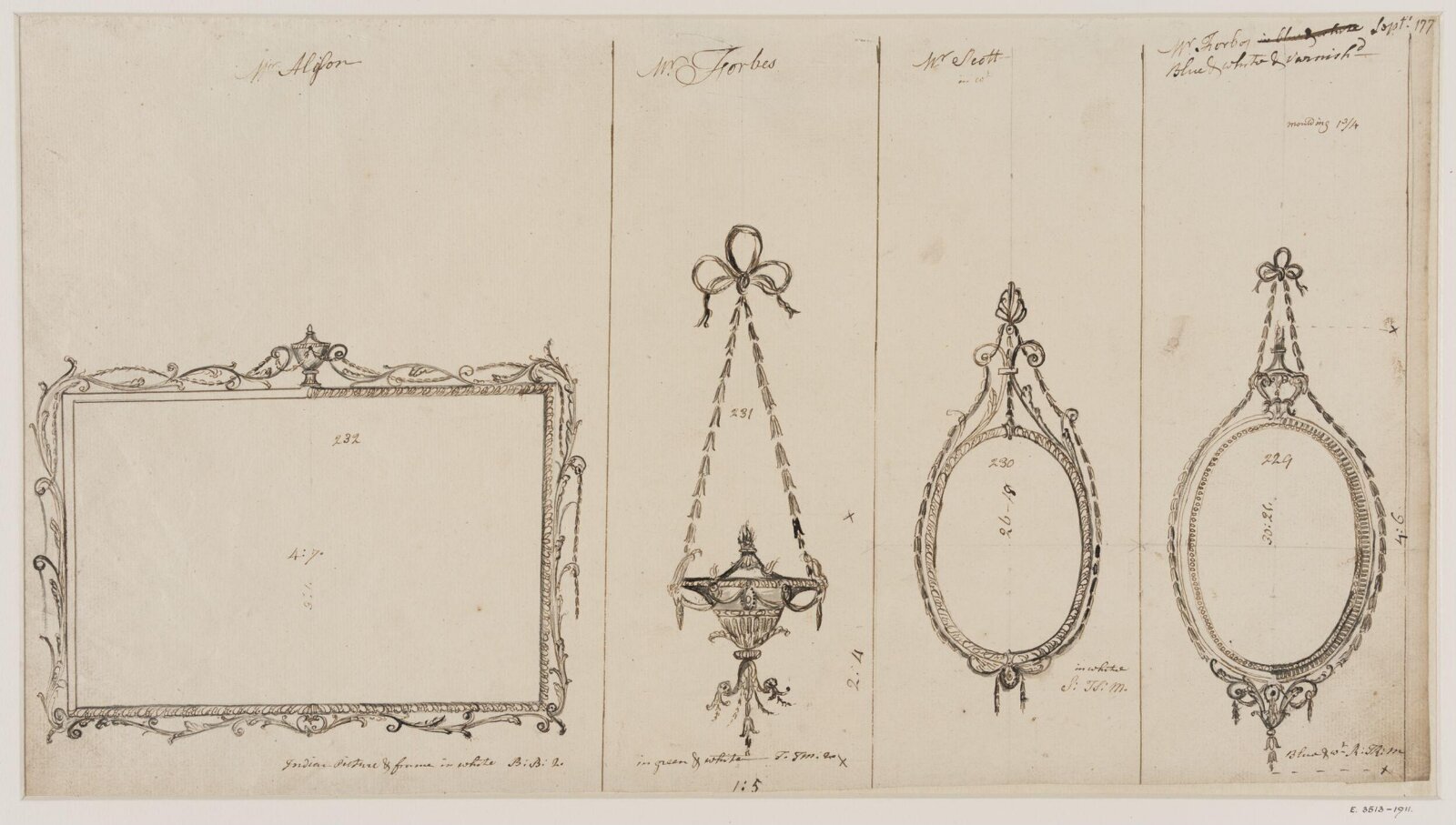 Drawing, John Linnell, ca. September 1774