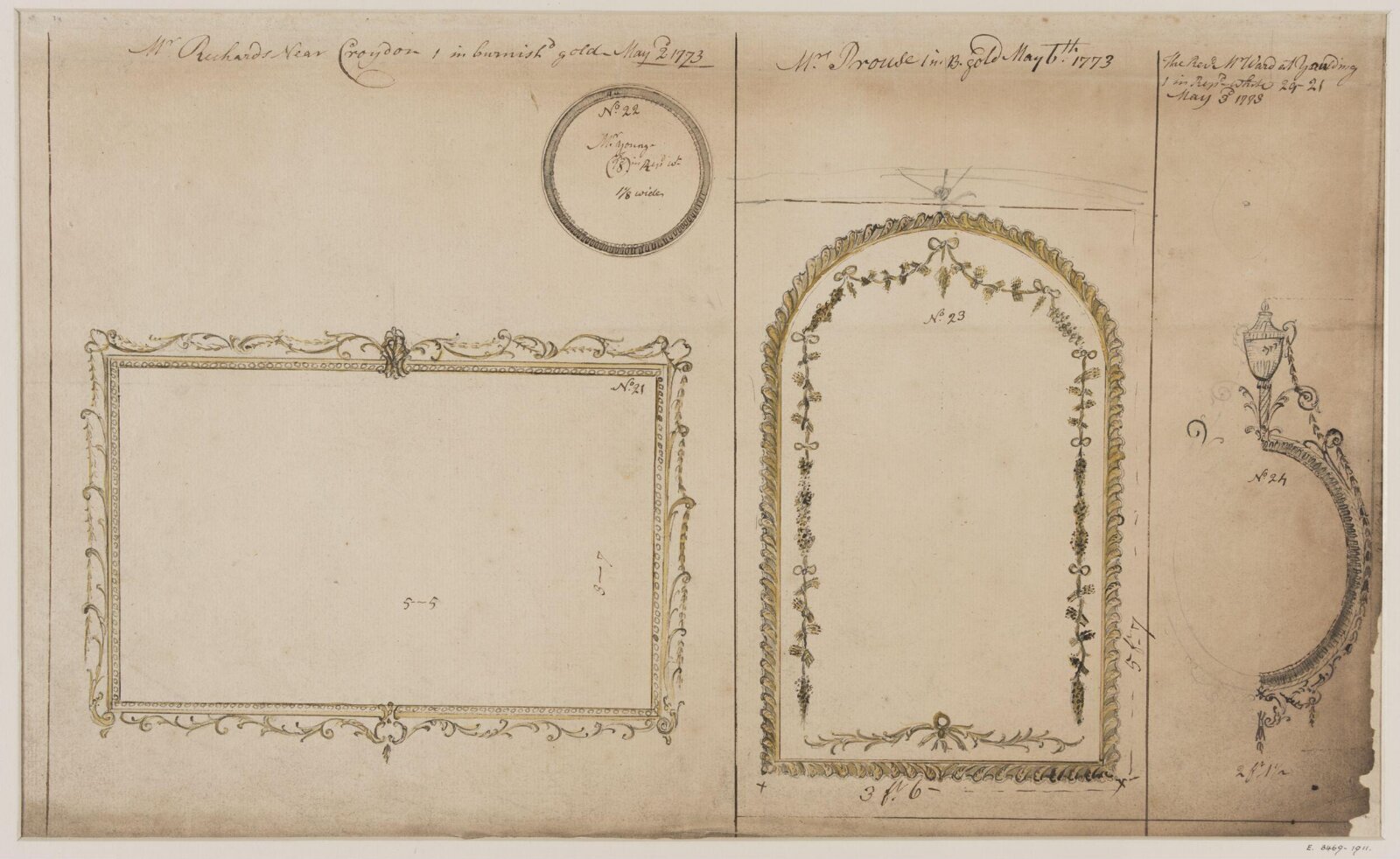 Drawing, workshop of John Linnell, mid 1770s