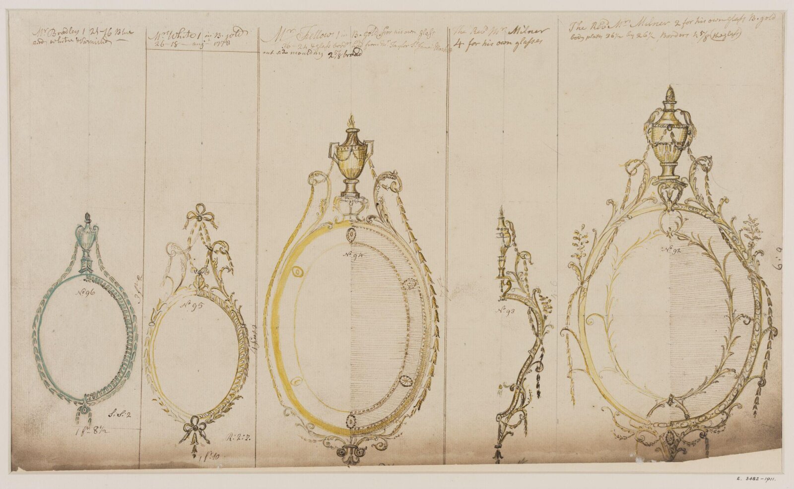 Drawing, workshop of John Linnell, mid 1770s