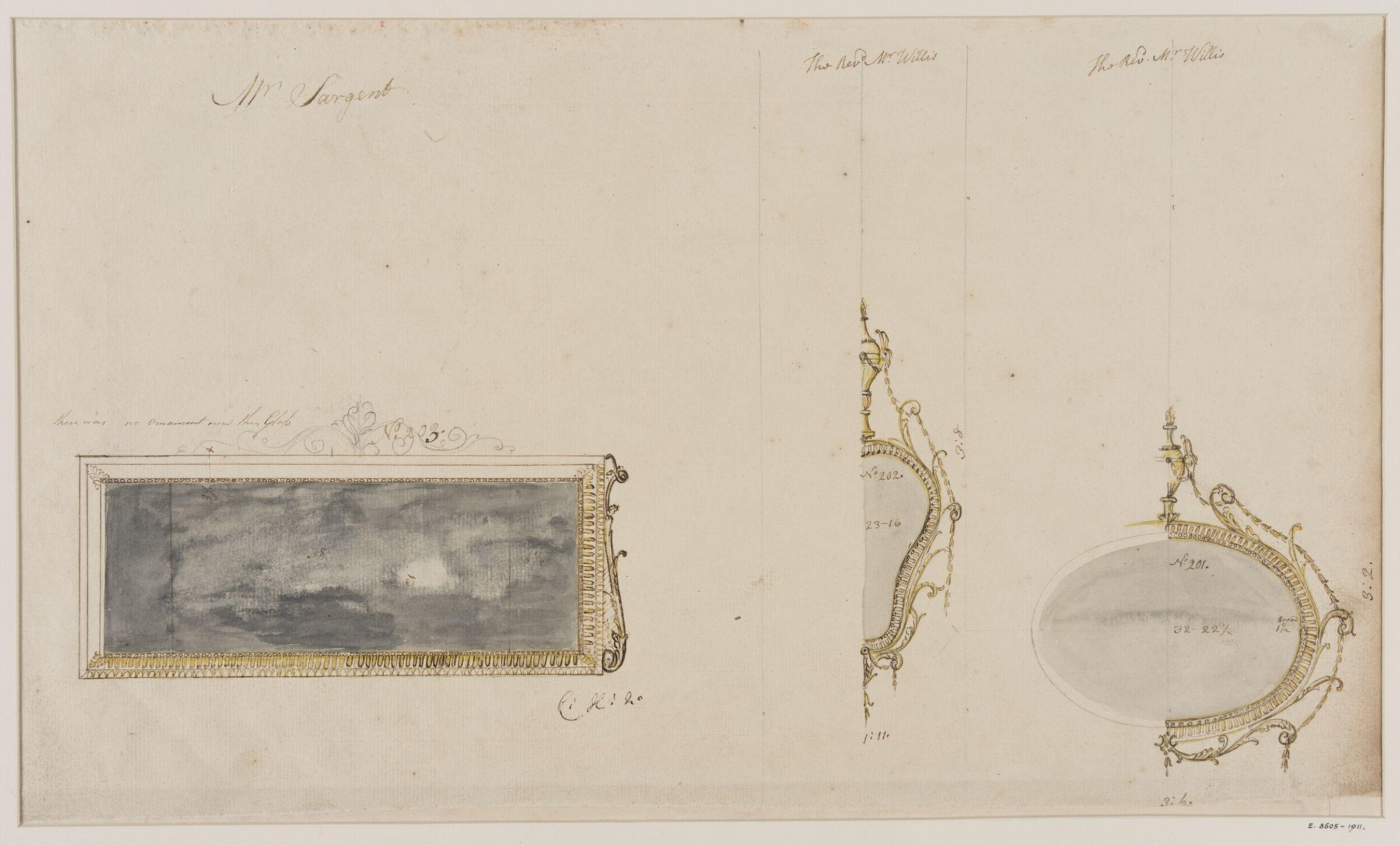 Drawing, workshop of John Linnell, mid 1770s