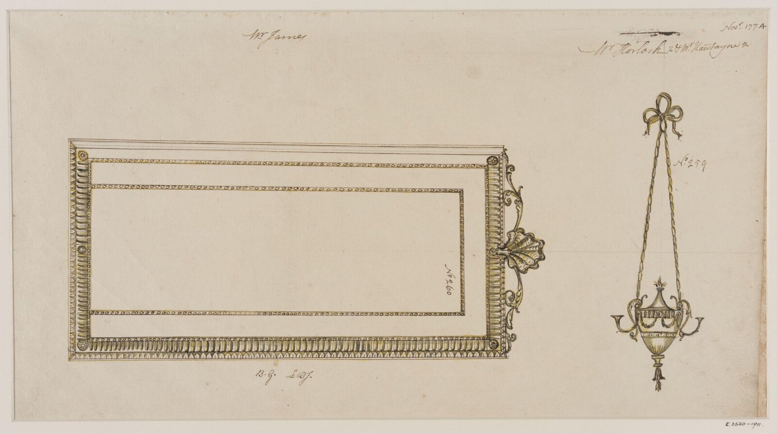 Drawing, John Linnell, ca. November 1774
