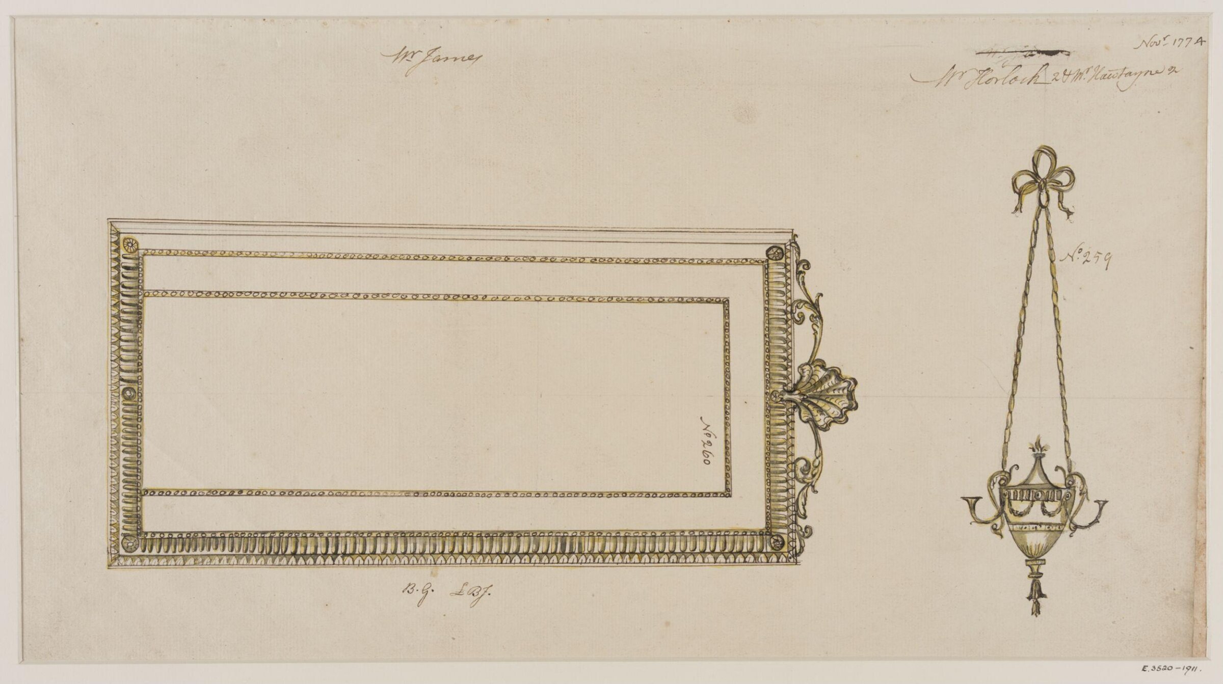 Drawing, John Linnell, ca. November 1774