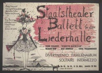 John Cranko's first season at the Stuttgart Ballet, 1961