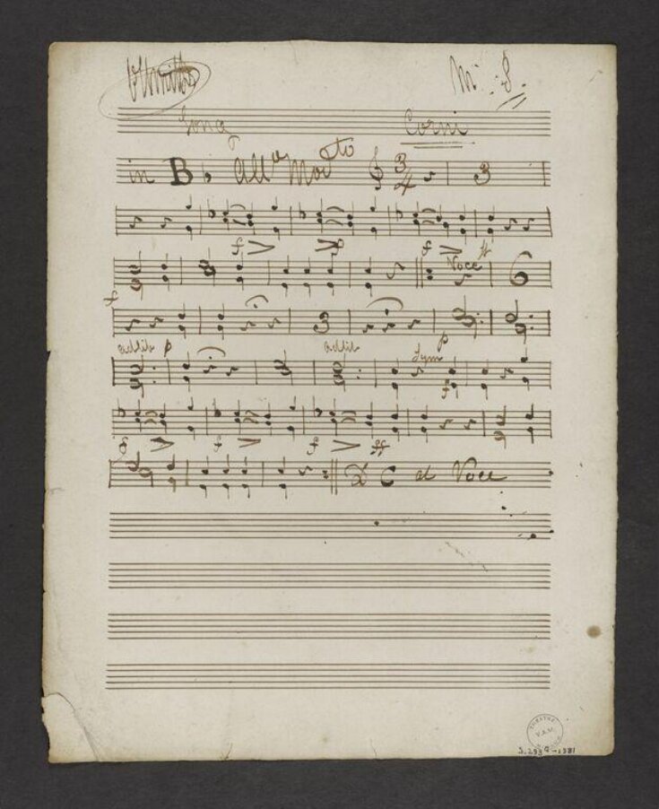 Sheet Music | Smith, M | V&A Explore The Collections