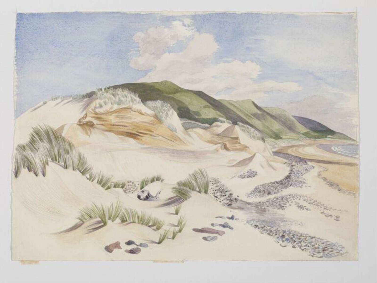 The Beach, Llangennith, John Northcote Nash, 1940