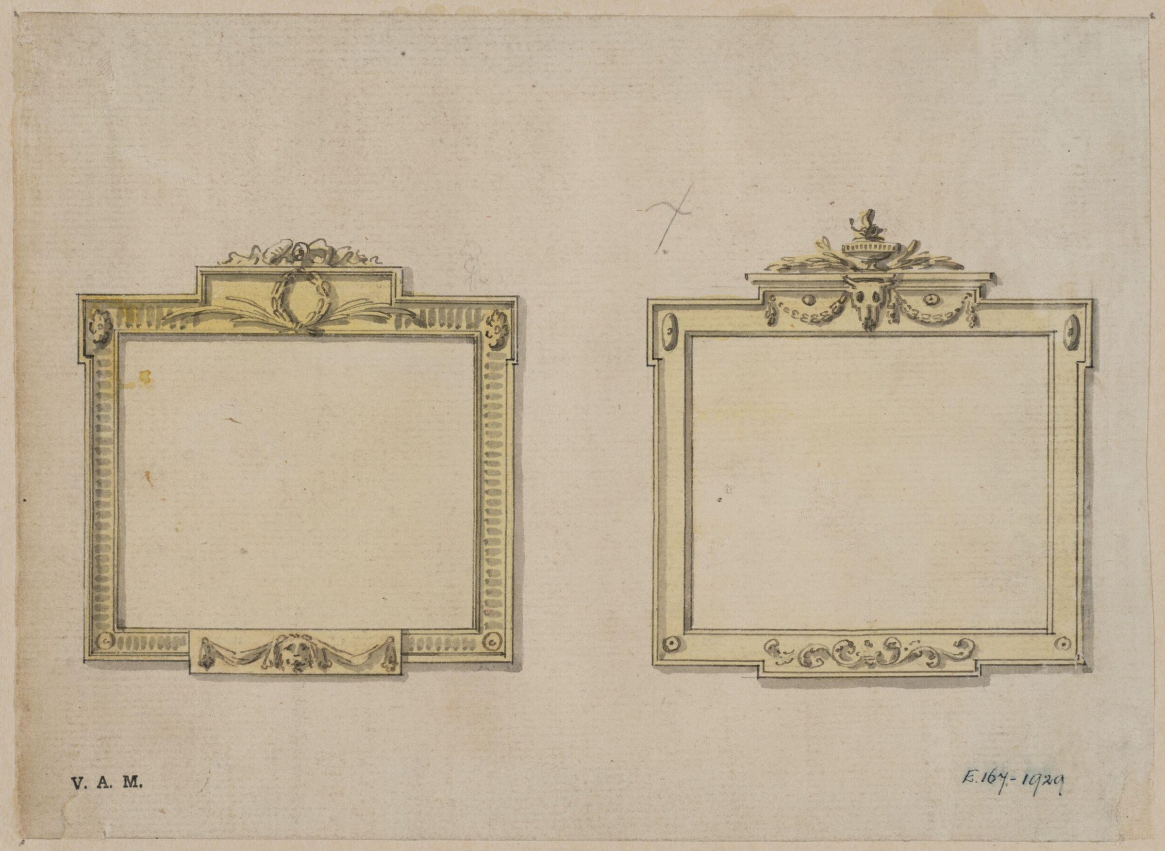 A Miscellaneous Collection of Original Designs, made, and for the most part executed, during an extensive Practice of many years in the first line of his Profession, by John Linnell, Upholsterer Carver & Cabinet Maker. Selected from his Portfolio's at his Decease, by C. H. Tatham Architect. AD 1800., John Linnell, late 18th century