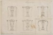 Six designs for ribbon-back chairs which appeared as plate no.16 in The Gentleman and Cabinet-Maker's Director (1762 ed.), Thomas Chippendale thumbnail 2