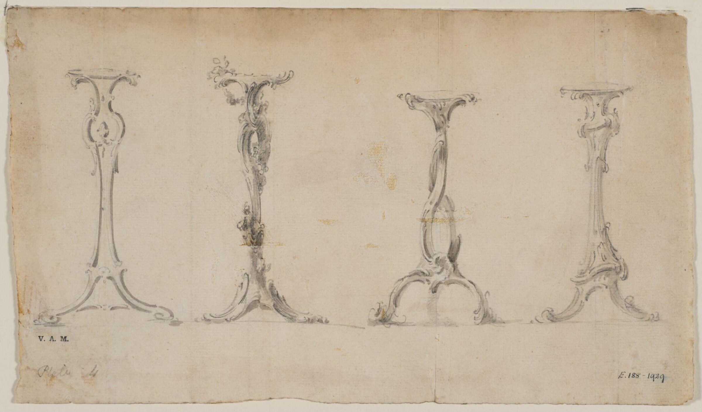 A Miscellaneous Collection of Original Designs, made, and for the most part executed, during an extensive Practice of many years in the first line of his Profession, by John Linnell, Upholsterer Carver & Cabinet Maker. Selected from his Portfolio's at his Decease, by C. H. Tatham Architect. AD 1800., John Linnell, late 18th century