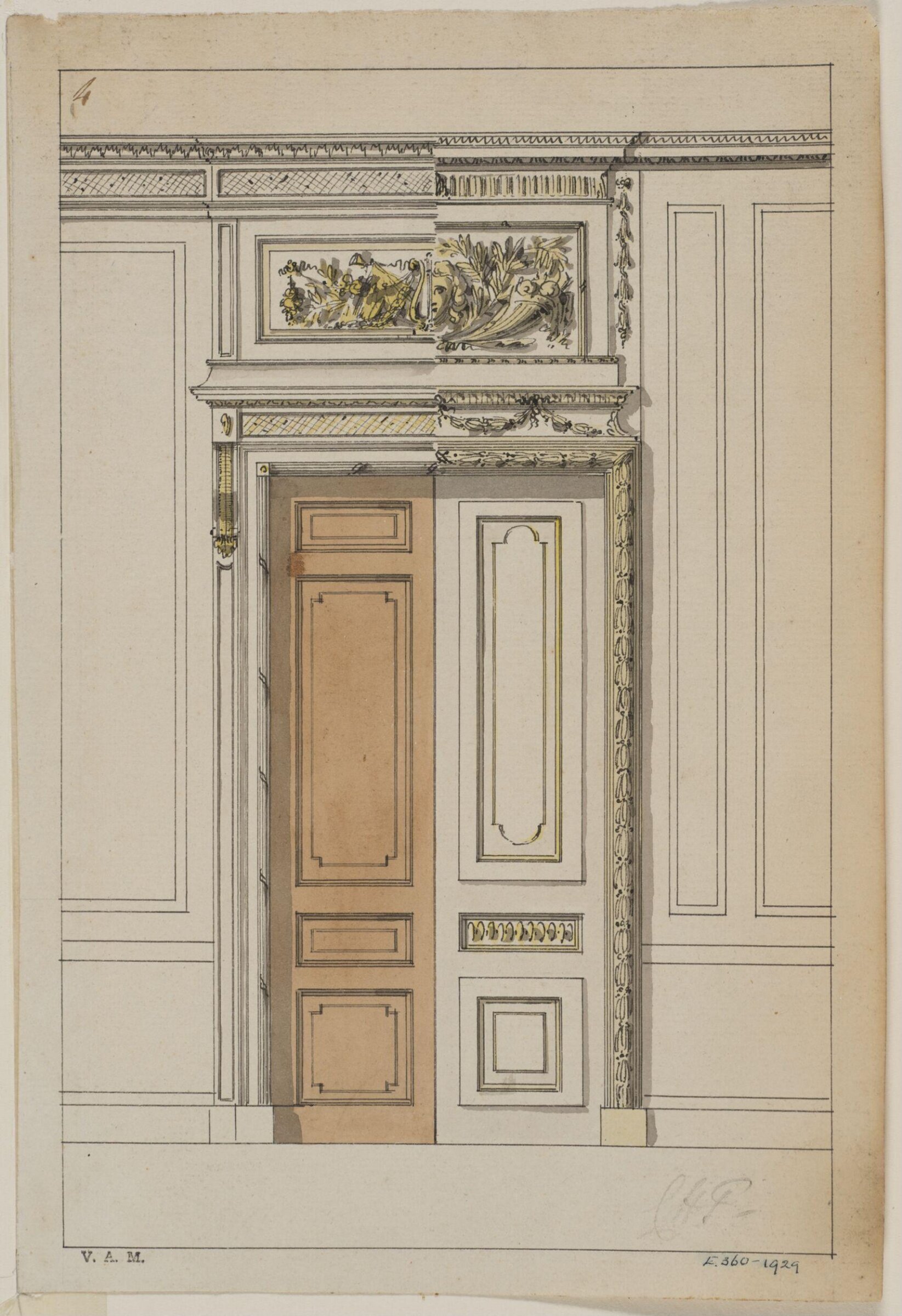 A Miscellaneous Collection of Original Designs, made, and for the most part executed, during an extensive Practice of many years in the first line of his Profession, by John Linnell, Upholsterer Carver & Cabinet Maker. Selected from his Portfolio's at his Decease, by C. H. Tatham Architect. AD 1800., Tatham, late 18th century