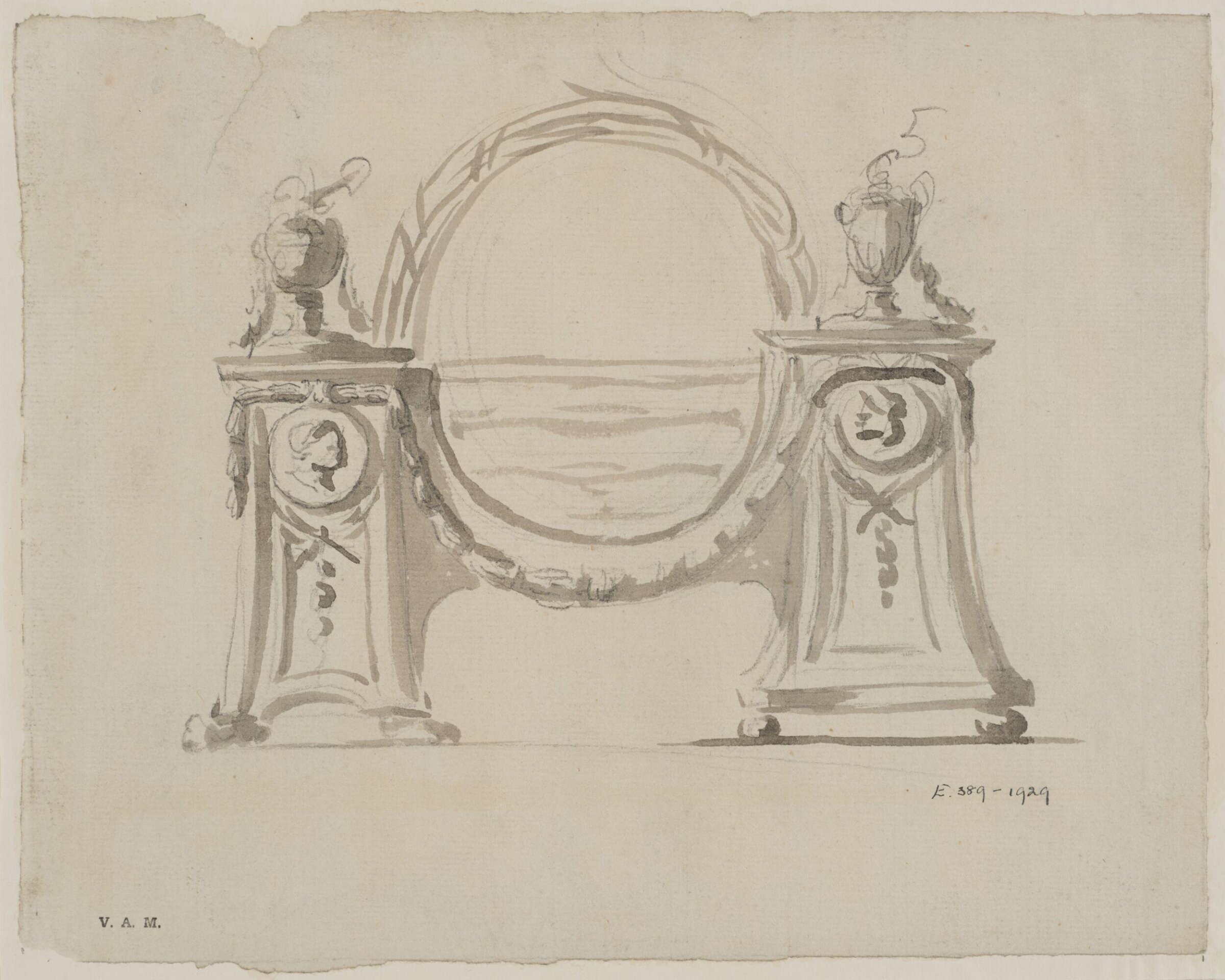 A Miscellaneous Collection of Original Designs, made, and for the most part executed, during an extensive Practice of many years in the first line of his Profession, by John Linnell, Upholsterer Carver & Cabinet Maker. Selected from his Portfolio's at his Decease, by C. H. Tatham Architect. AD 1800., John Linnell, late 18th century