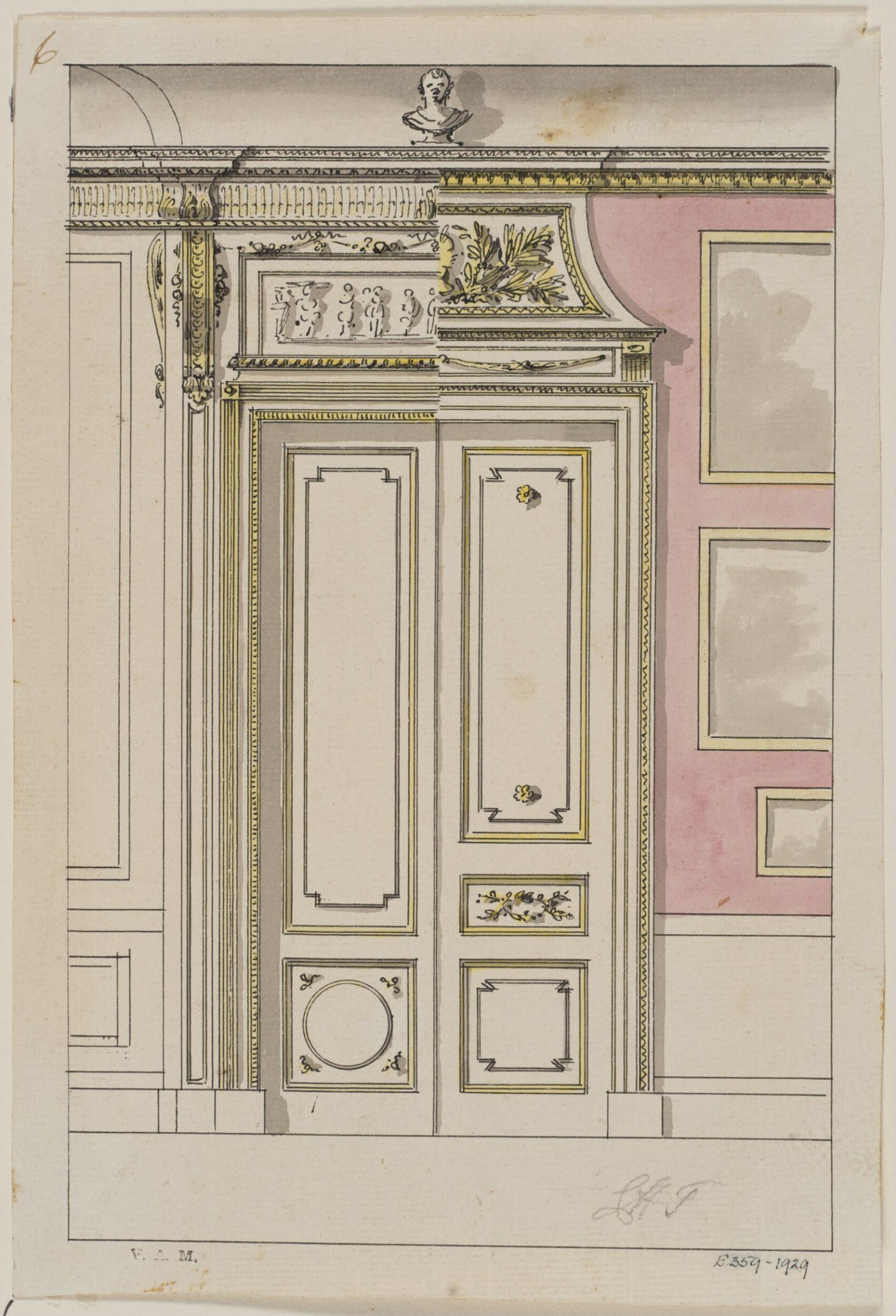 A Miscellaneous Collection of Original Designs, made, and for the most part executed, during an extensive Practice of many years in the first line of his Profession, by John Linnell, Upholsterer Carver & Cabinet Maker. Selected from his Portfolio's at his Decease, by C. H. Tatham Architect. AD 1800., Tatham, late 18th century