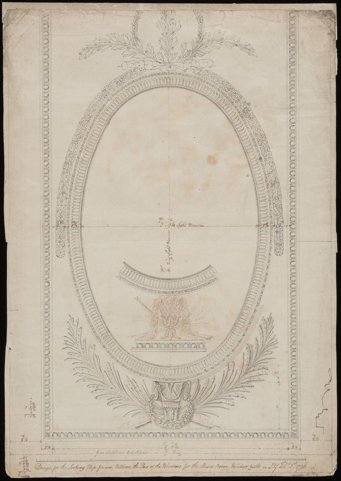 Drawing, John Yenn, 3rd Feb 1796
