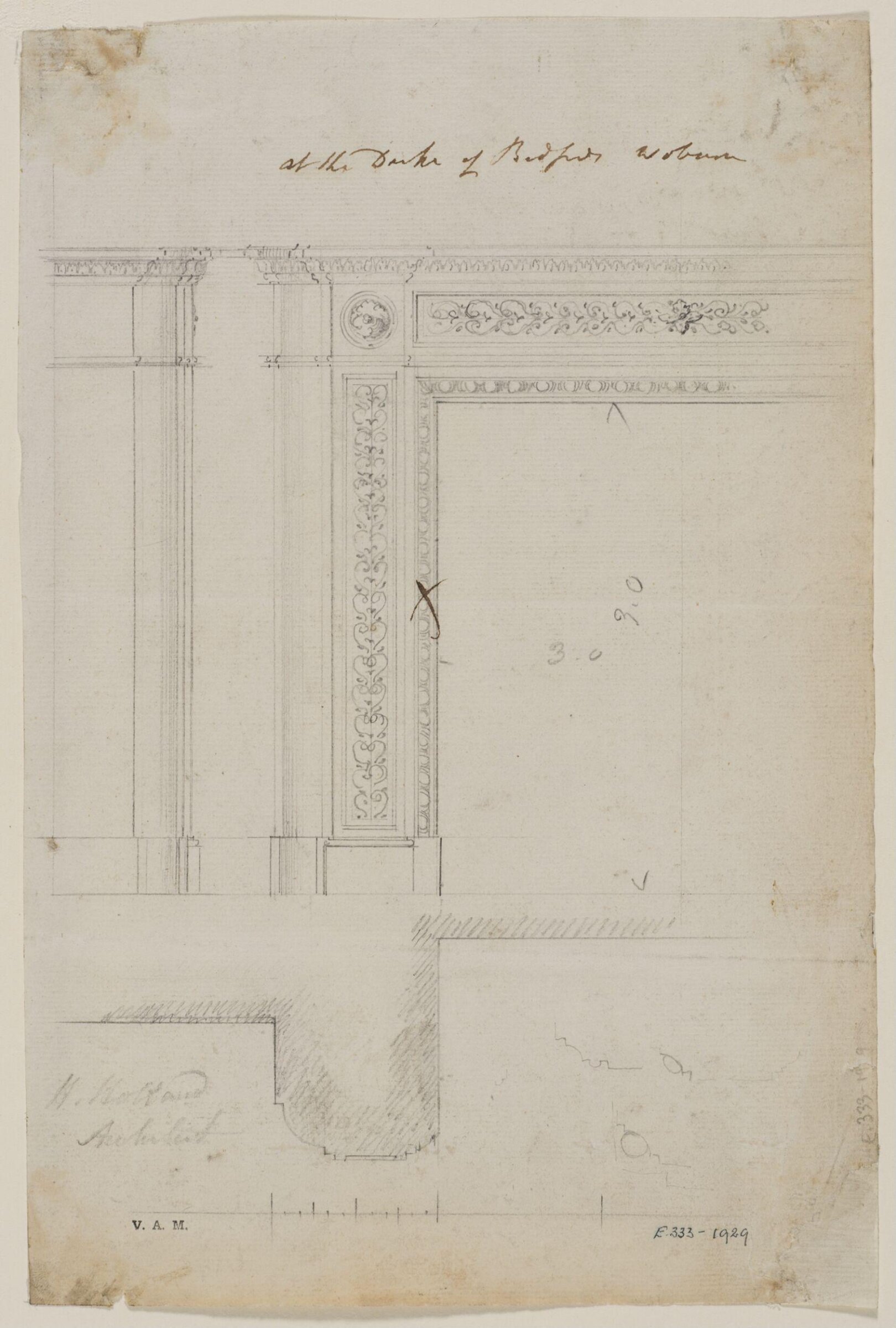 A Miscellaneous Collection of Original Designs, made, and for the most part executed, during an extensive Practice of many years in the first line of his Profession, by John Linnell, Upholsterer Carver & Cabinet Maker. Selected from his Portfolio's at his Decease, by C. H. Tatham Architect. AD 1800., Henry Holland, late 18th century