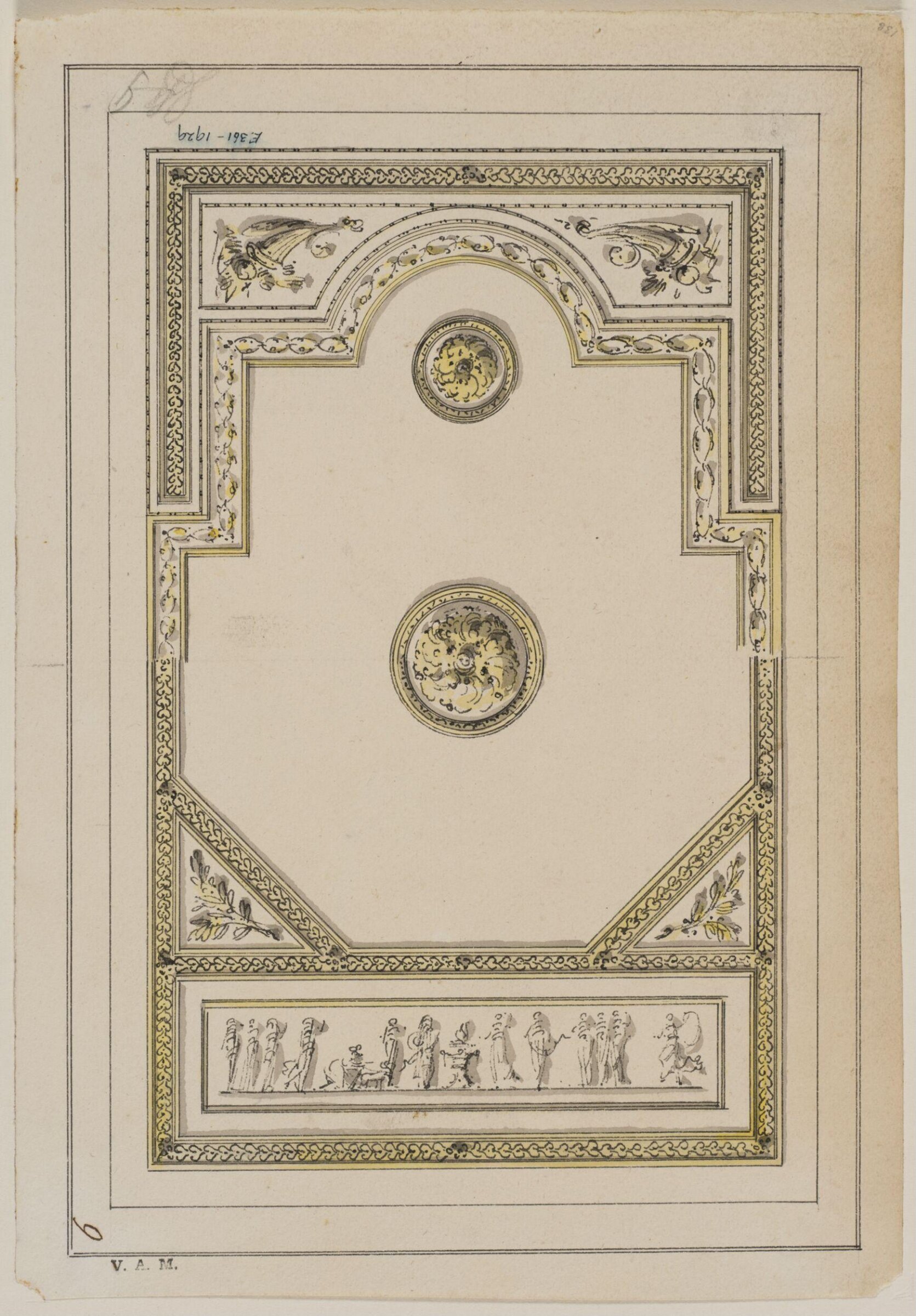 A Miscellaneous Collection of Original Designs, made, and for the most part executed, during an extensive Practice of many years in the first line of his Profession, by John Linnell, Upholsterer Carver & Cabinet Maker. Selected from his Portfolio's at his Decease, by C. H. Tatham Architect. AD 1800., Tatham, late 18th century
