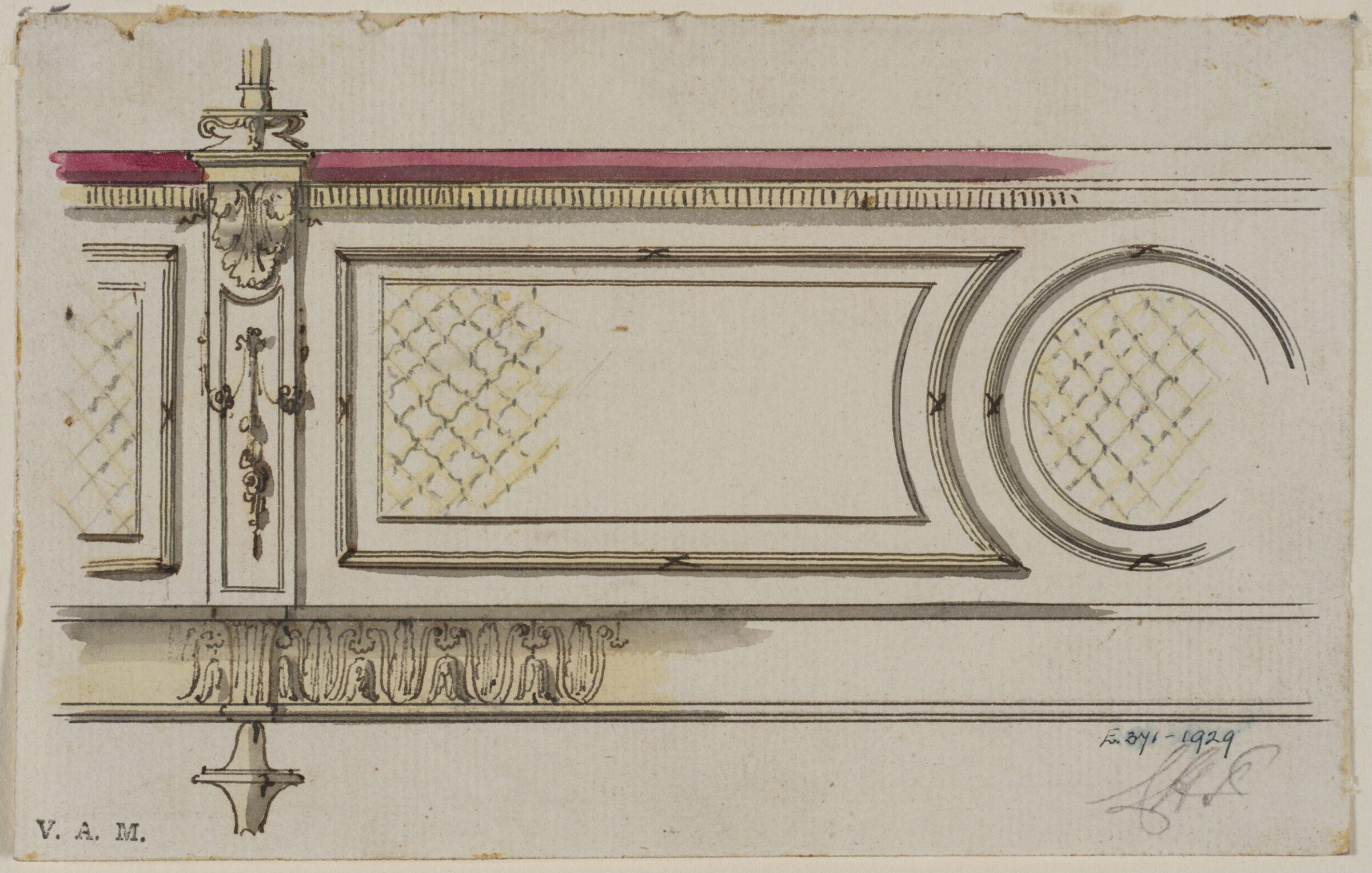 A Miscellaneous Collection of Original Designs, made, and for the most part executed, during an extensive Practice of many years in the first line of his Profession, by John Linnell, Upholsterer Carver & Cabinet Maker. Selected from his Portfolio's at his Decease, by C. H. Tatham Architect. AD 1800., Tatham, late 18th century