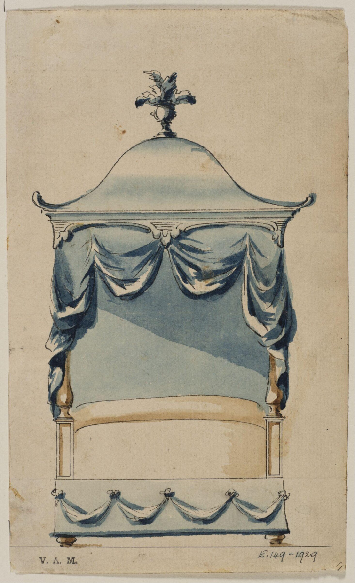 A Miscellaneous Collection of Original Designs, made, and for the most part executed, during an extensive Practice of many years in the first line of his Profession, by John Linnell, Upholsterer Carver & Cabinet Maker. Selected from his Portfolio's at his Decease, by C. H. Tatham Architect. AD 1800., John Linnell, late eighteenth century