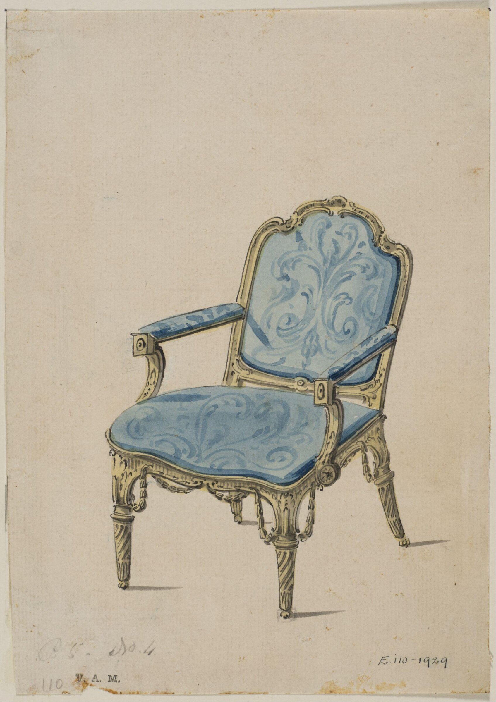 A Miscellaneous Collection of Original Designs, made, and for the most part executed, during an extensive Practice of many years in the first line of his Profession, by John Linnell, Upholsterer Carver & Cabinet Maker. Selected from his Portfolio's at his Decease, by C. H. Tatham Architect. AD 1800., John Linnell, late 18th century