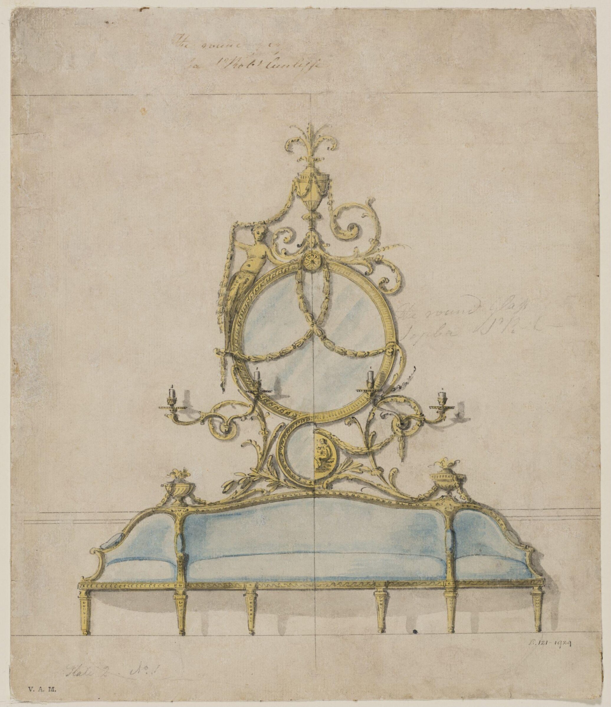 A Miscellaneous Collection of Original Designs, made, and for the most part executed, during an extensive Practice of many years in the first line of his Profession, by John Linnell, Upholsterer Carver & Cabinet Maker. Selected from his Portfolio's at his Decease, by C. H. Tatham Architect. AD 1800., John Linnell, c. 1770
