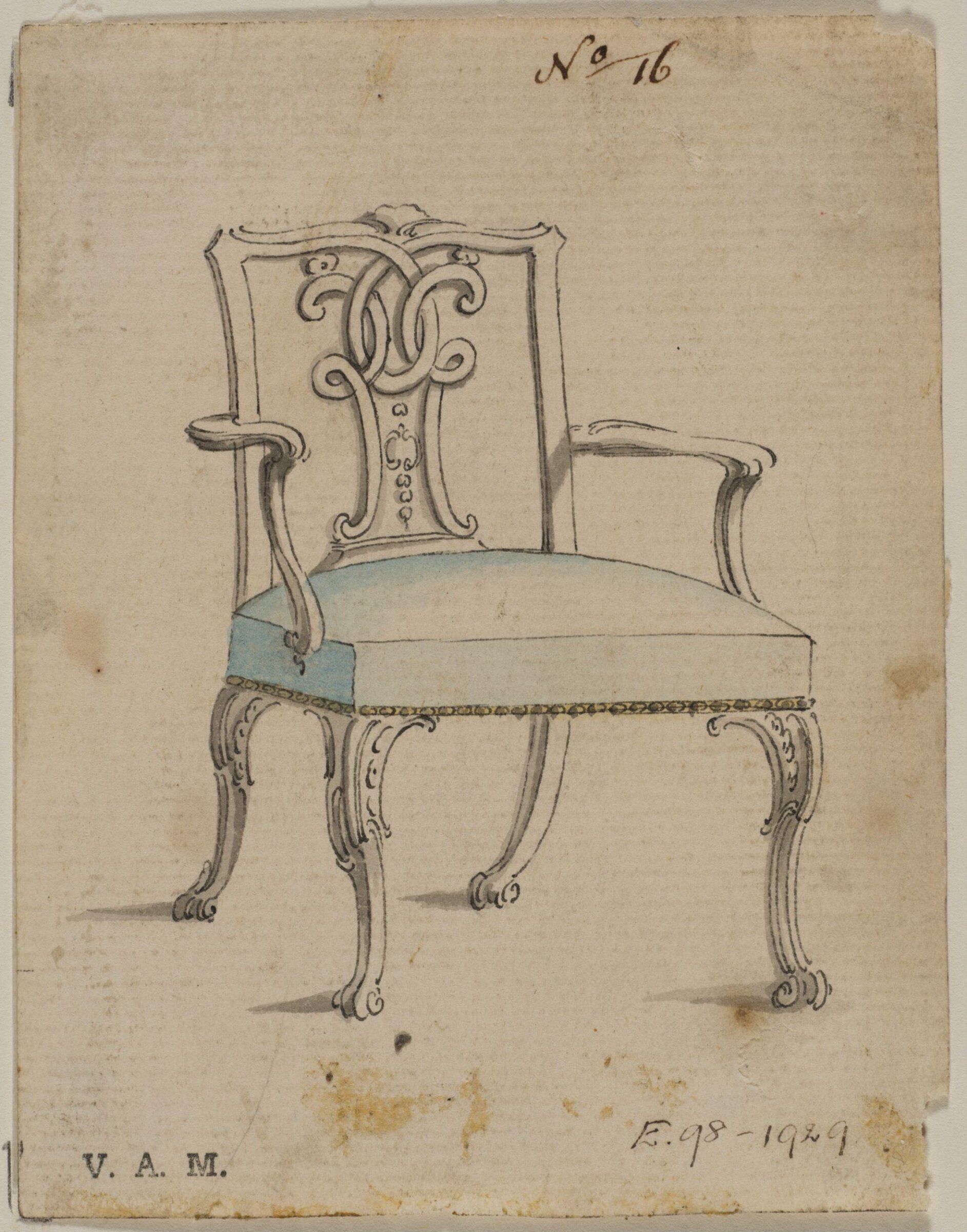 A Miscellaneous Collection of Original Designs, made, and for the most part executed, during an extensive Practice of many years in the first line of his Profession, by John Linnell, Upholsterer Carver & Cabinet Maker. Selected from his Portfolio's at his Decease, by C. H. Tatham Architect. AD 1800., John Linnell, c. 1755 to 1760