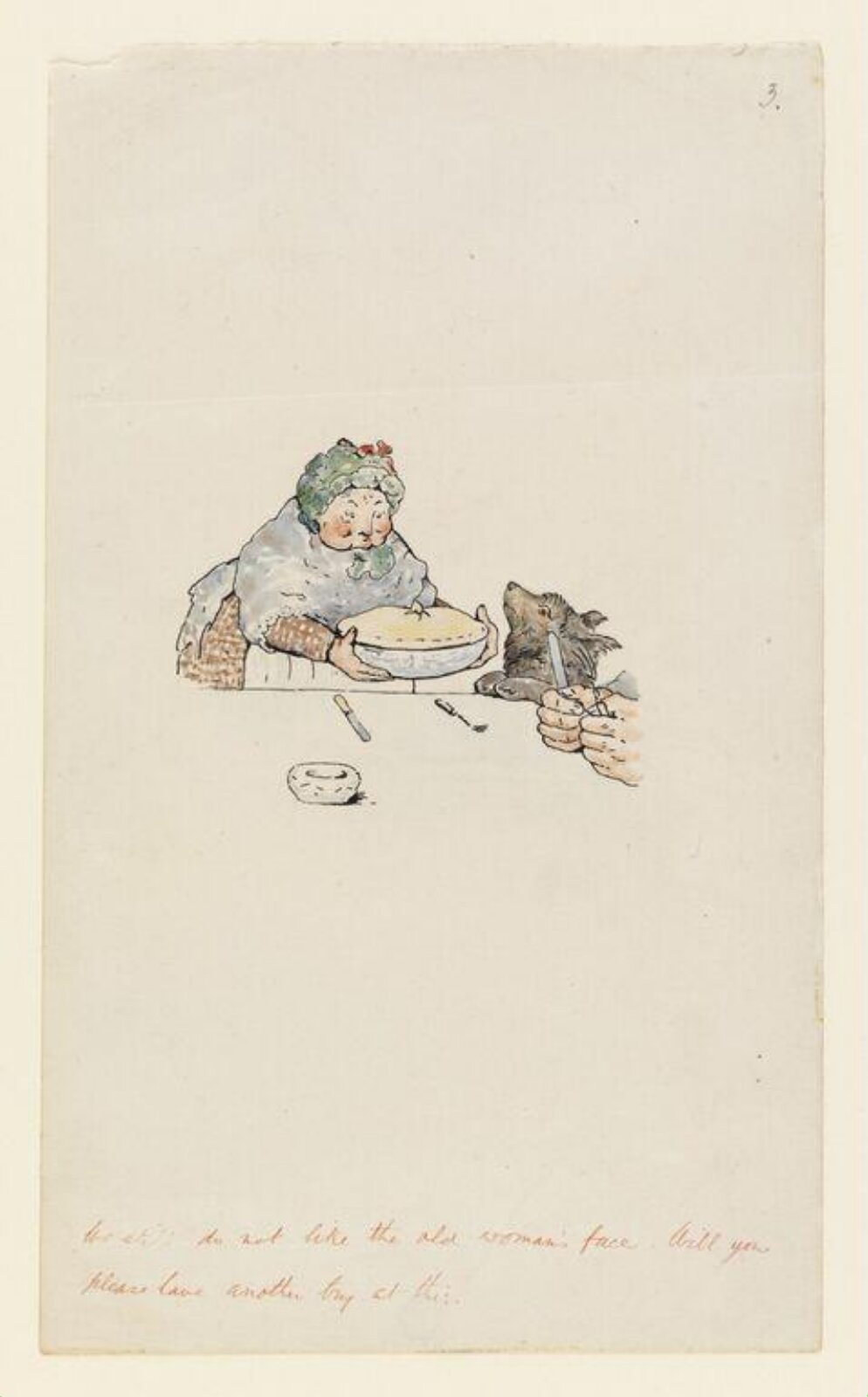 Watercolour, Beatrix Potter, ca. 1902