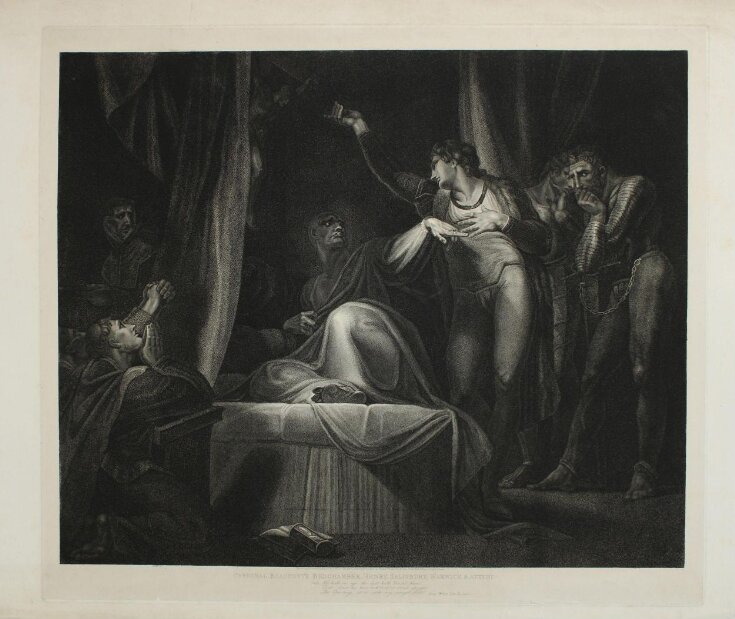 Cardinal Beaufort's Bedchamber, Henry, Salisbury, Warwick & Attendants top image