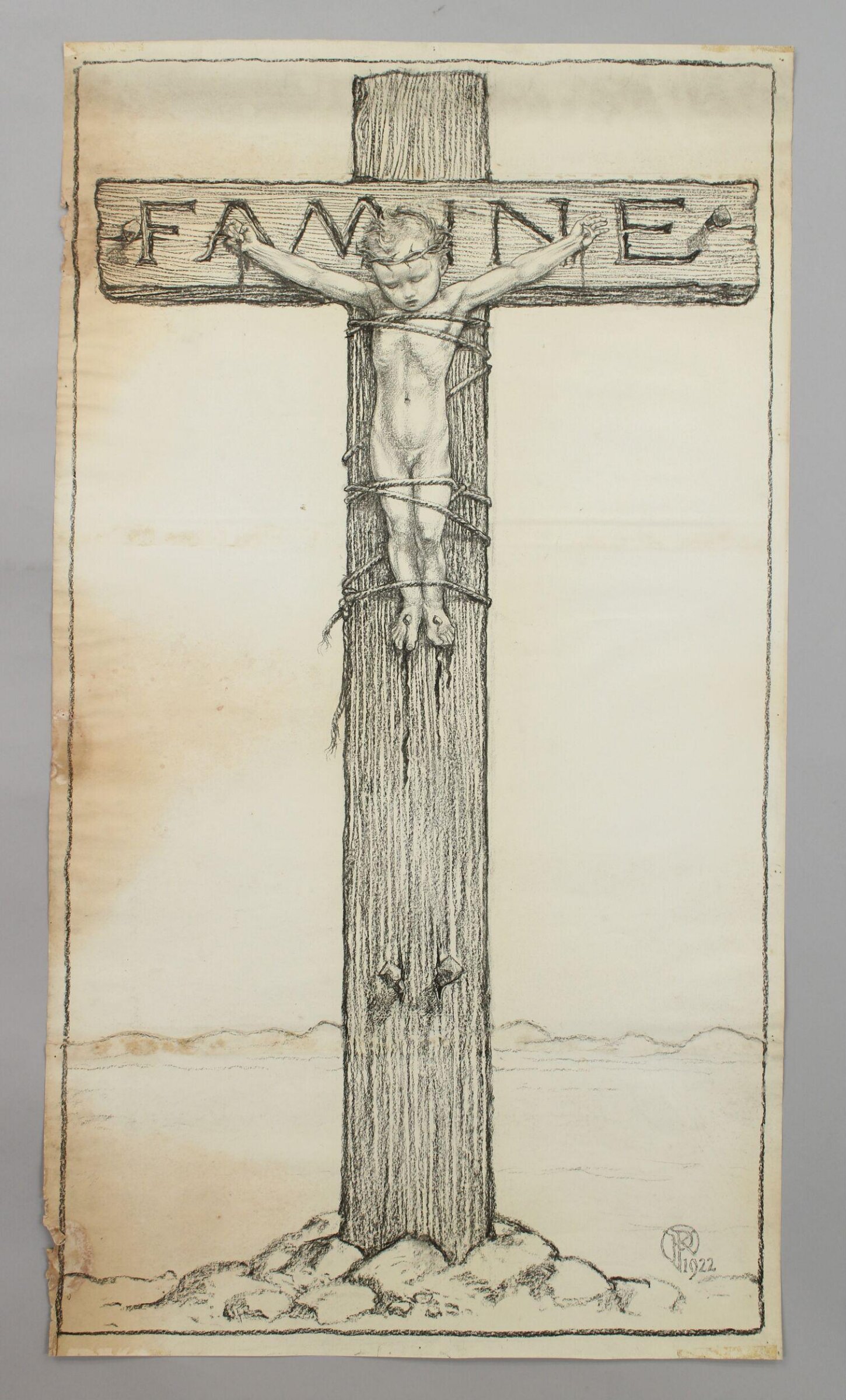 Design for a poster for The Save the Children Fund, Karl Parsons, 1922