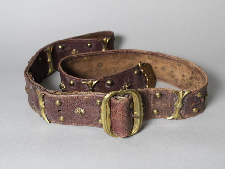 Belt worn by Ben Webster (1864-1947) as Malcolm in Macbeth top image